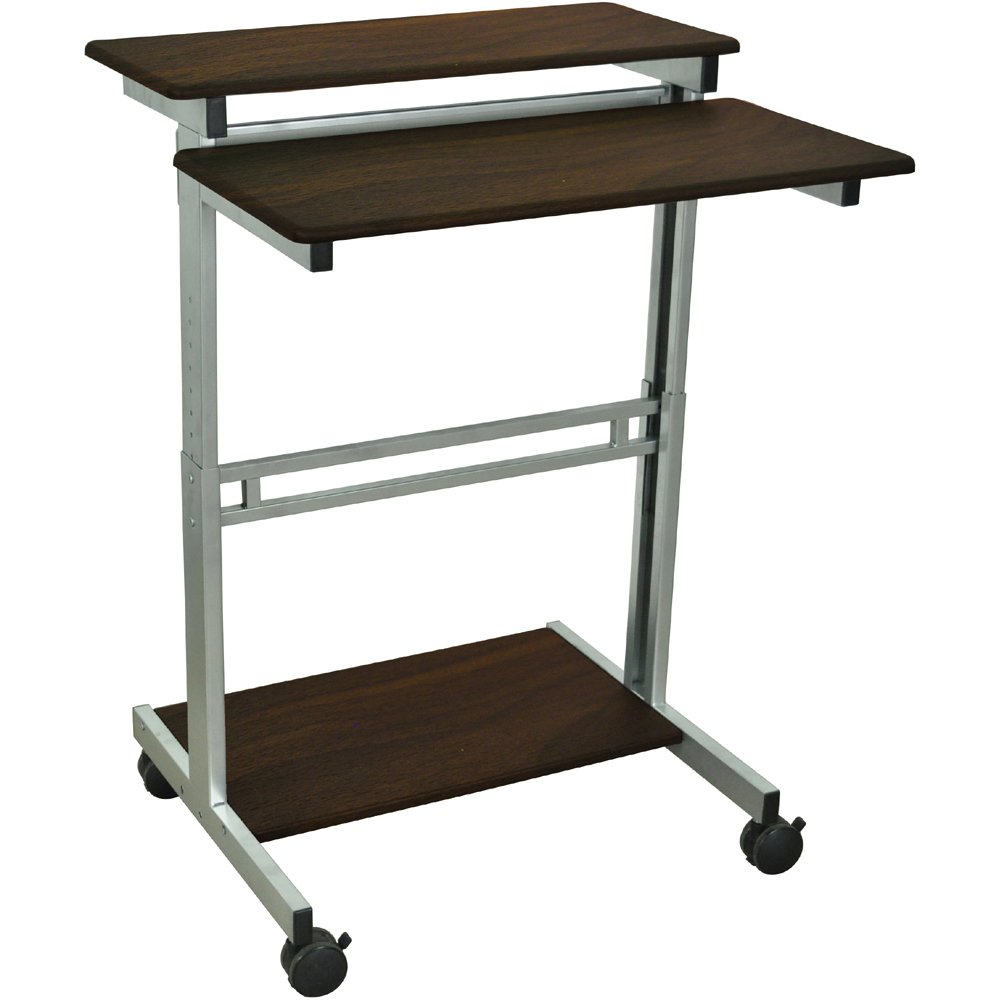 Stand-Up Workstation, Adjustable, Steel Frame with Black Powder Coat Finish, 31.5"W x 29"D x variable height (DROP SHIP ONLY)