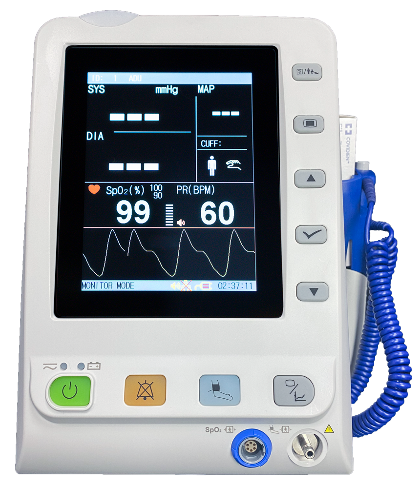 Vital Sign Monitor, Spot and continuous monitoring, w/NIBP and SpO2, and Covidien Oral Temperature Kit (DROP SHIP ONLY)(Not Available For Sale into Canada)
