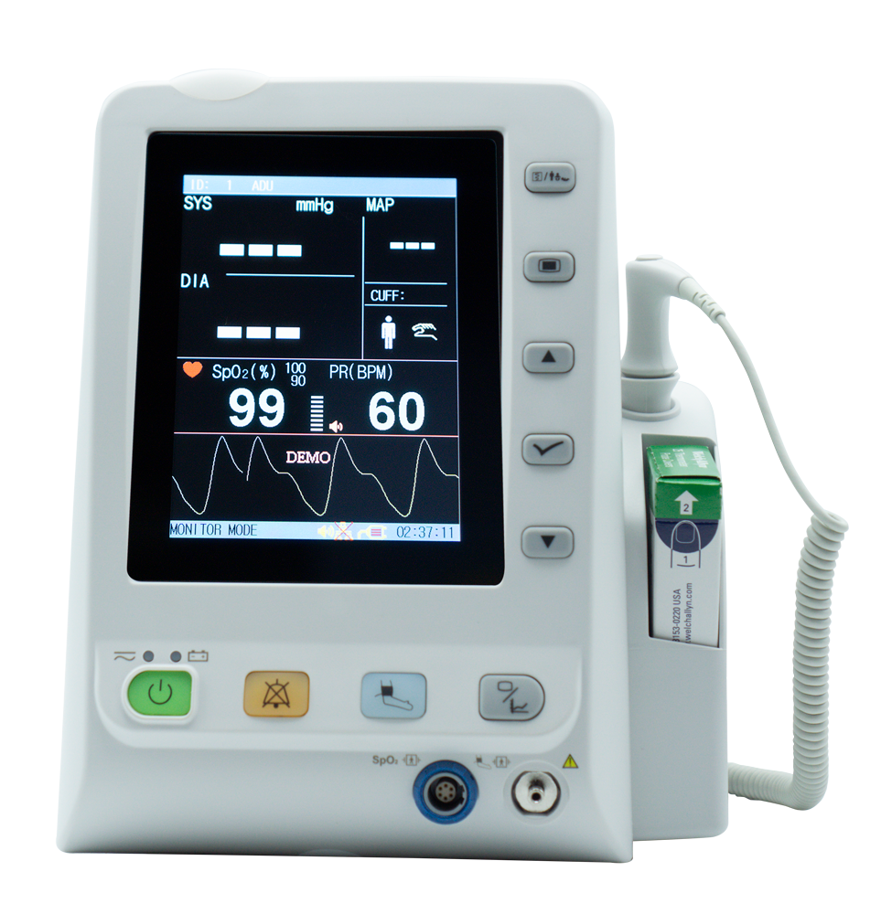 Vital Sign Monitor, Spot and continuous monitoring, w/NIBP and SpO2, and Infrared Ear Tempurature Kit, Printer Installed (DROP SHIP ONLY)(Not Available For Sale into Canada)