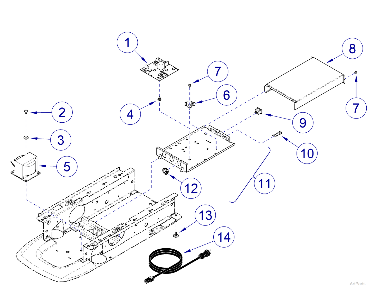 Washer, Flat, 5/16, Hardened (US Only) (DROP SHIP ONLY) (Delivery Info Sheet Required)