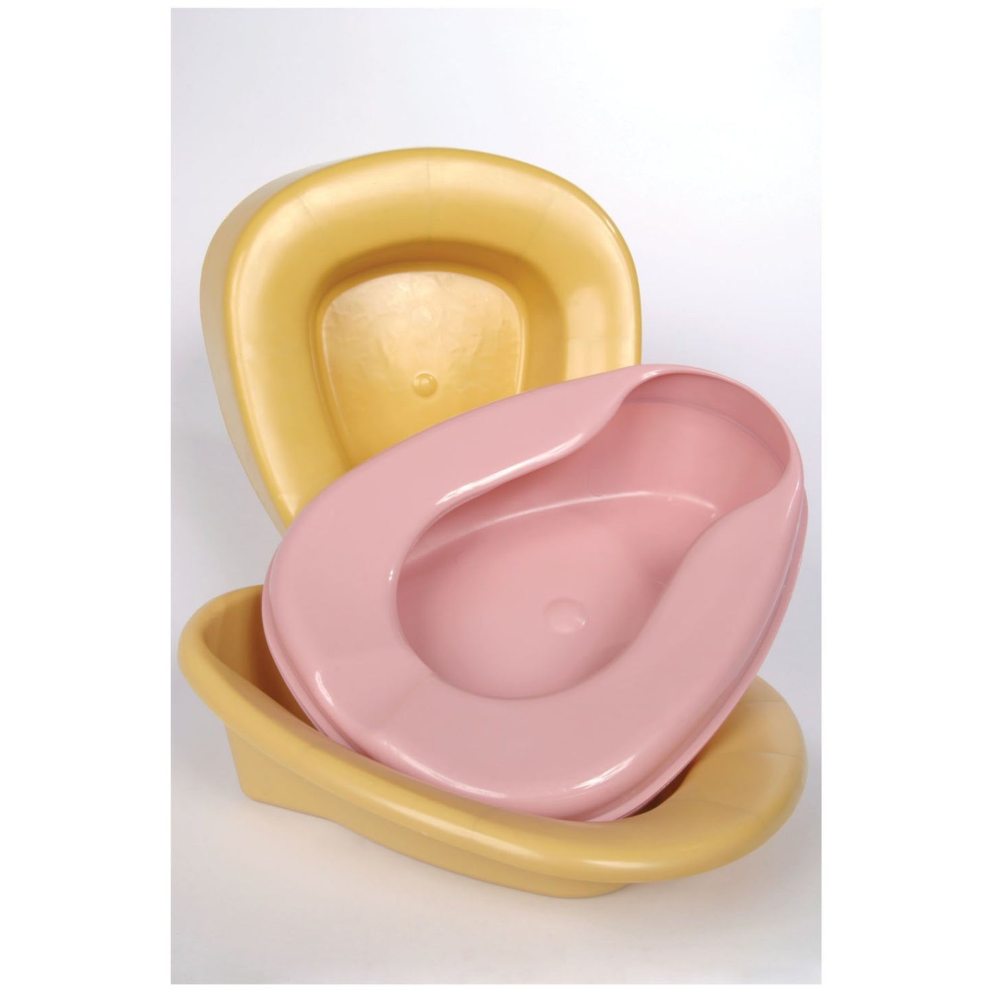 Commode Stackable Bedpan, Gold, 50/cs