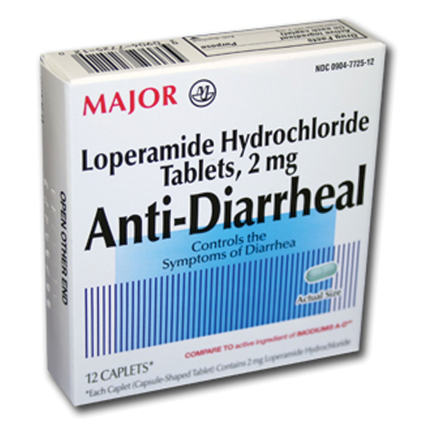 Anti-Diarrheal, Caplets, 12s, Compare to Imodium A-D, NDC# 00904-772a5-12 (US Only)