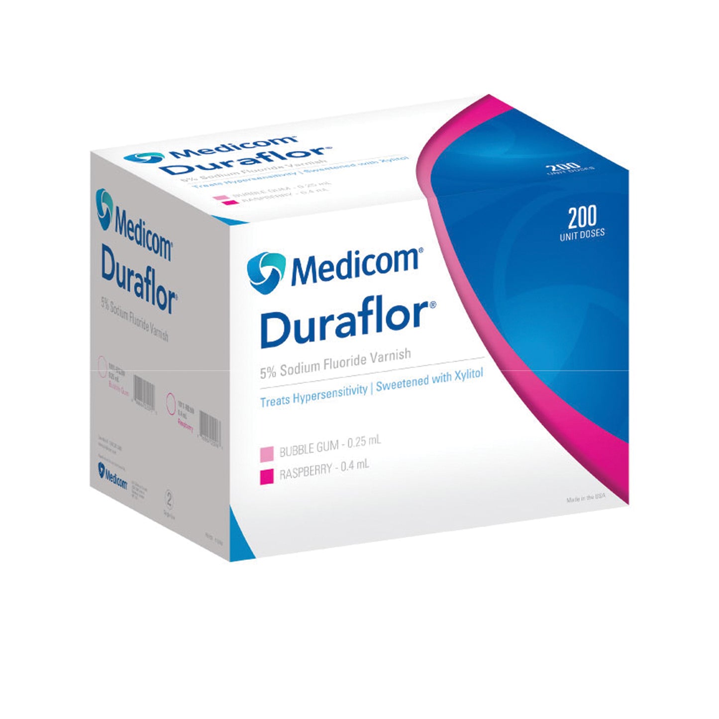 Sodium Fluoride Varnish, Bubble Gum, 0.25mL Unit Dose, 200/bx (Not Available for sale into Canada)