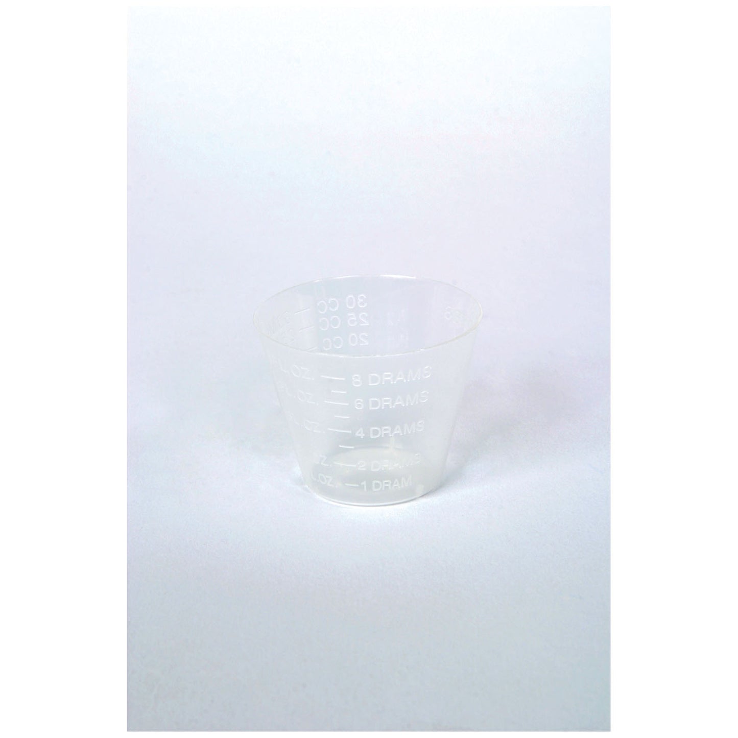 Medicine Cup, 1 oz, Unbreakable Translucent, Polypropylene, 100/slv, 50 slv/cs (50 cs/plt)