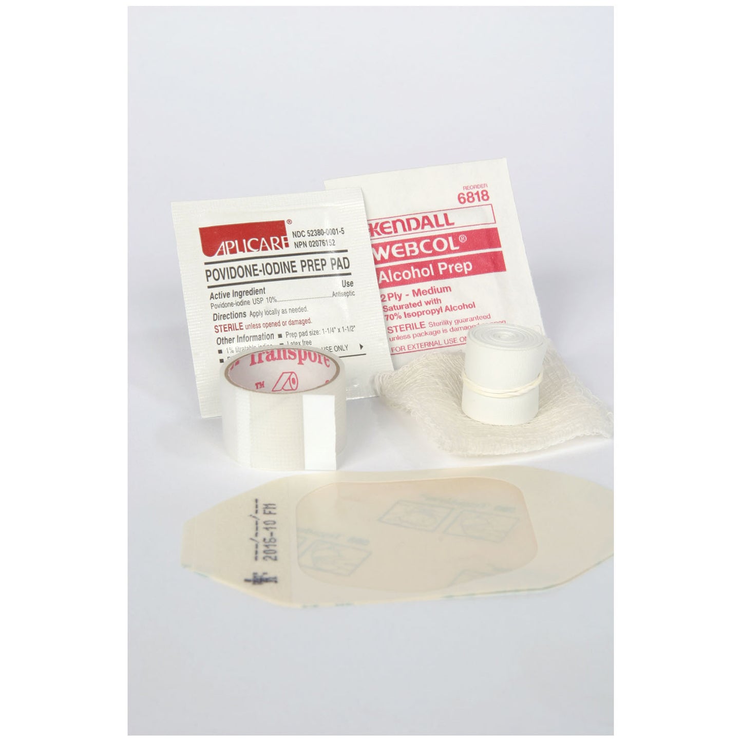 IV Start Kit, Tegaderm Dressing & PVP Prep Pad, 100/cs