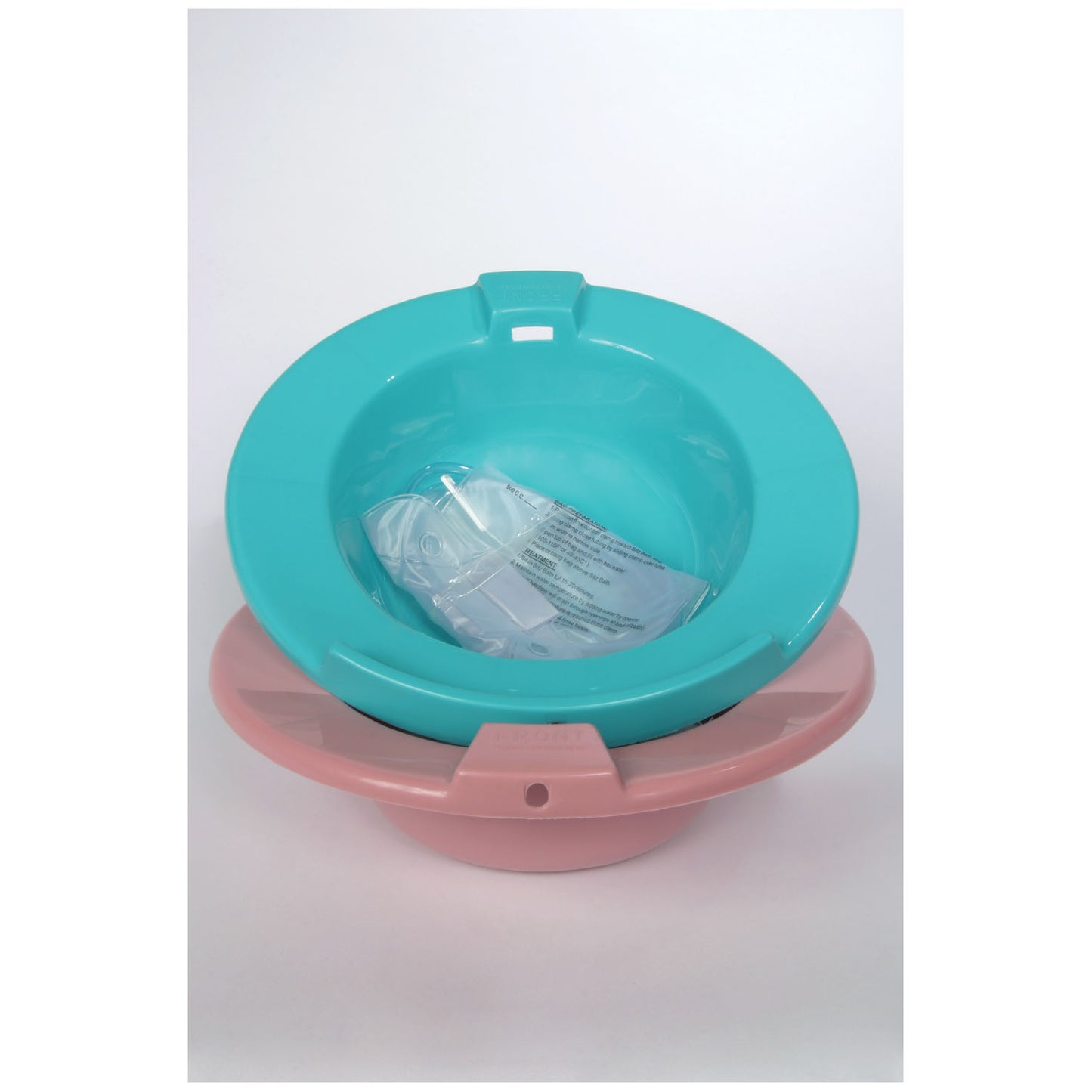 Sitz Bath Set, Turquoise, 10/cs