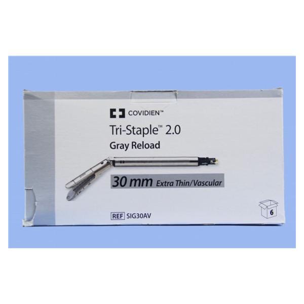 Tri-Staple Cartridge, 12mm, Vascular/ Extra Thin, 6/cs (Contenental US Only)
