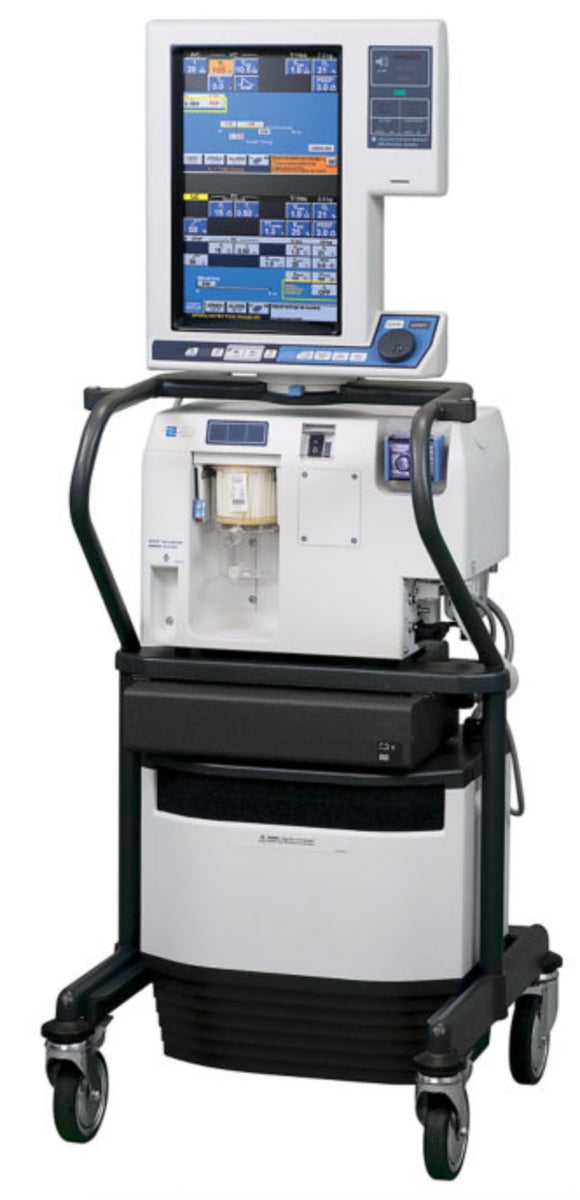 840 Ventilator with Color Screen, Oxygen Analyzer, Drainage Vial, each DX/800 and Sterivent Disposable Bacteria Filters, Air Hose, Oxygen Hose, Power Cord, Test Lung, Flex Arm, Tube Holder, Operator's Manual; 2-Year Warranty