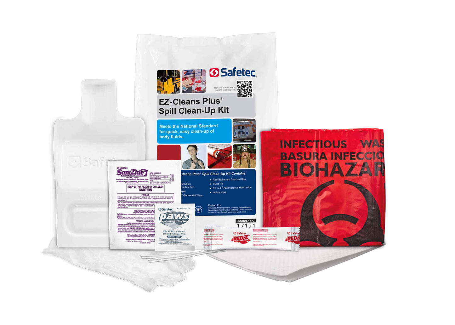 EZ Cleans Plus Kit, SaniZide Germicidal, 24/cs