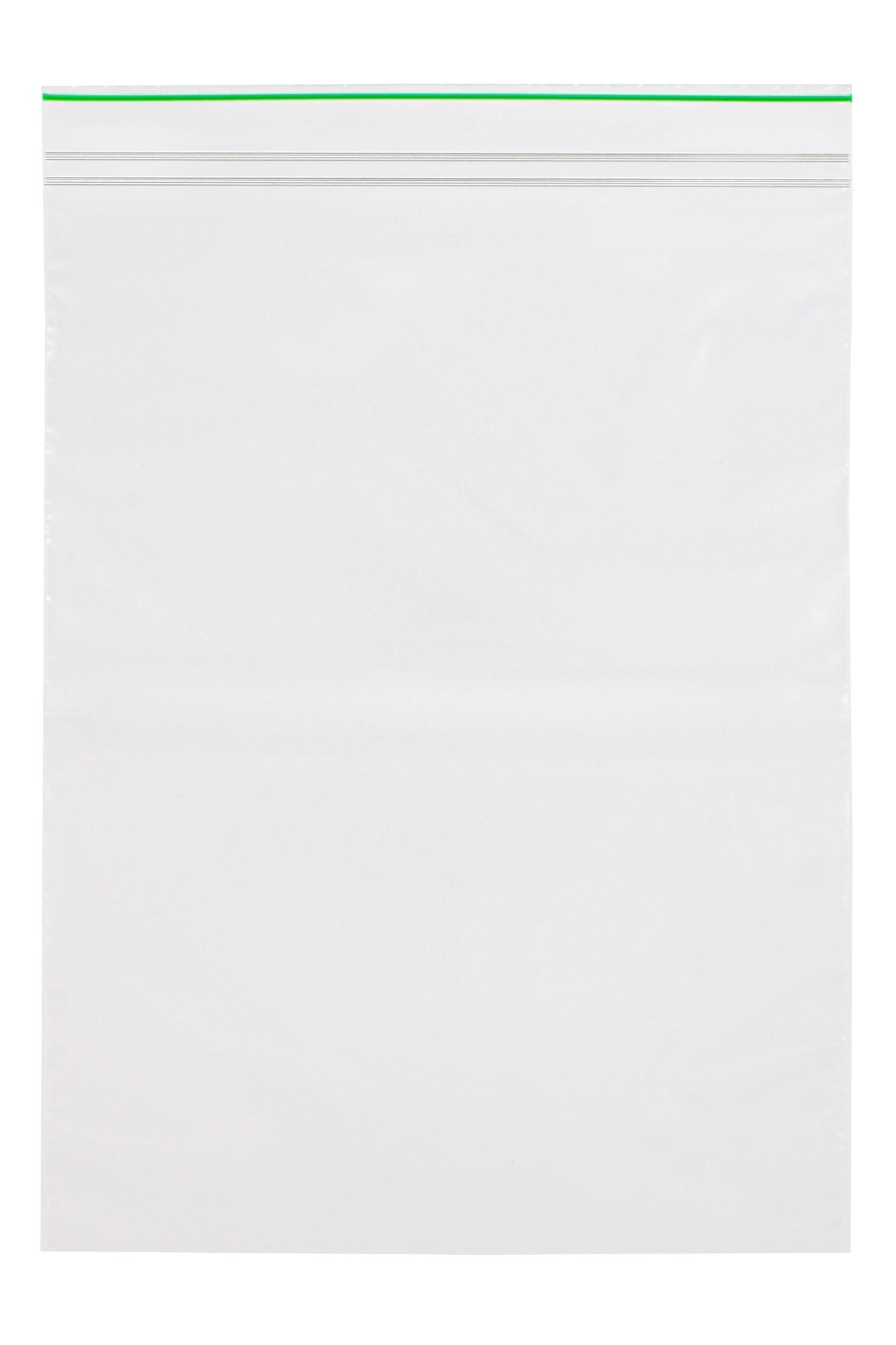 Minigrip GreenLine Biodegradable Double Zip Closure Bag, Clear 9 x 12, 100/pk, 10 pk/cs