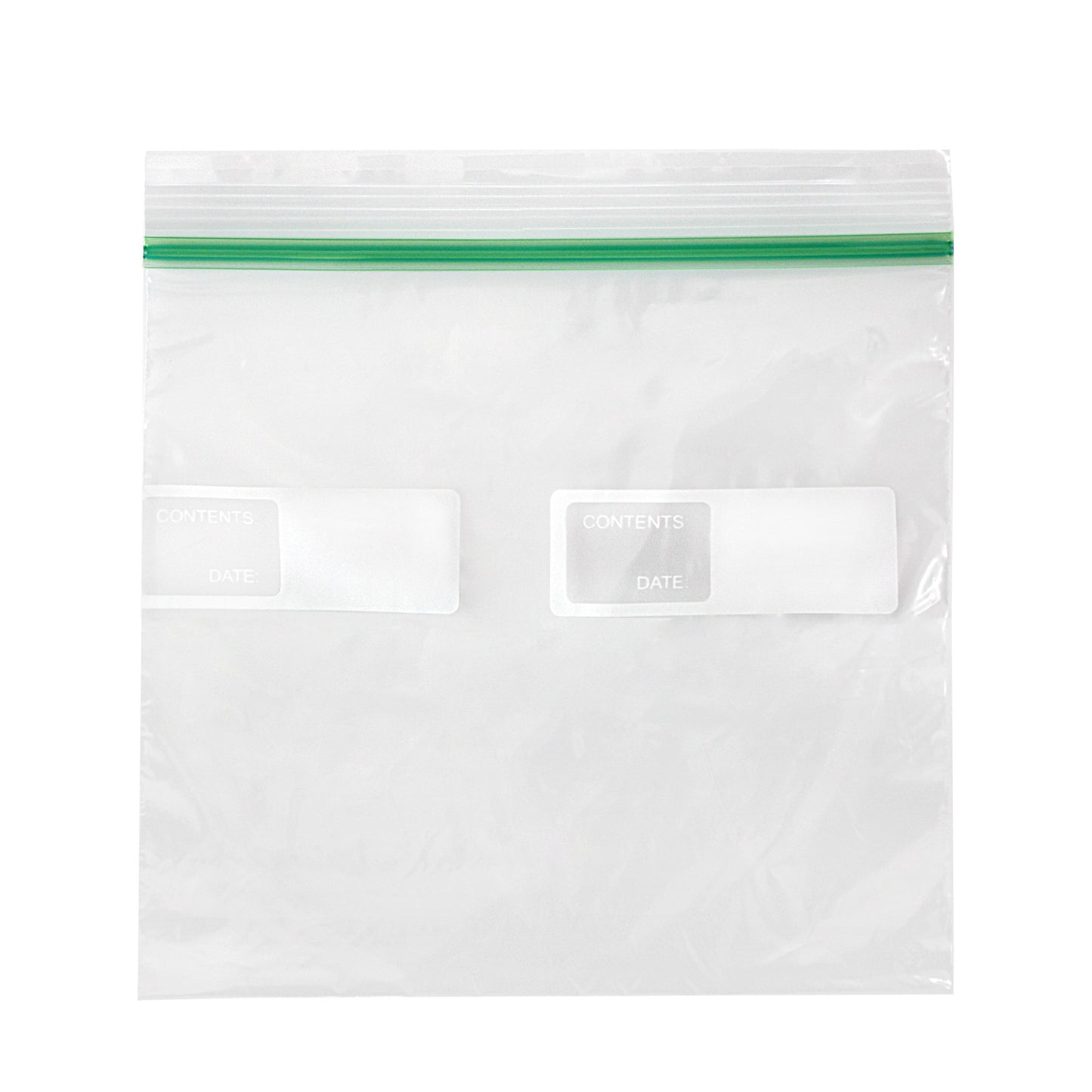 COLORZIP Single Zip Closure, Clear, 6.5 x 6, Sandwich, 1.15 Mil, 500/bx, 1 bx/cs
