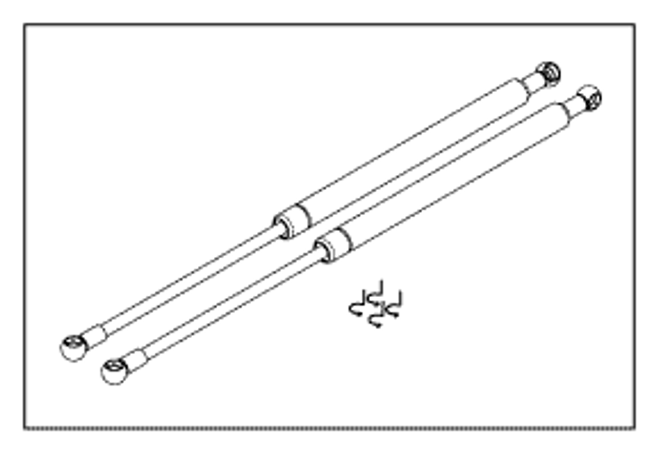 Gas Spring Kit, 641 Base (US Only) (DROP SHIP ONLY) (Delivery Info Sheet Required)