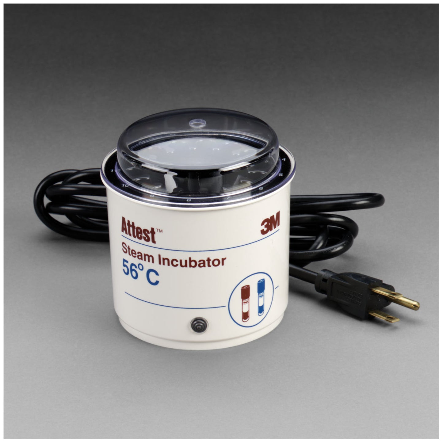 14-Vial (round) Incubator, 56C Steam, 120 Nominal Voltage Required, 90-132V Acceptable (Continental US+HI Only)