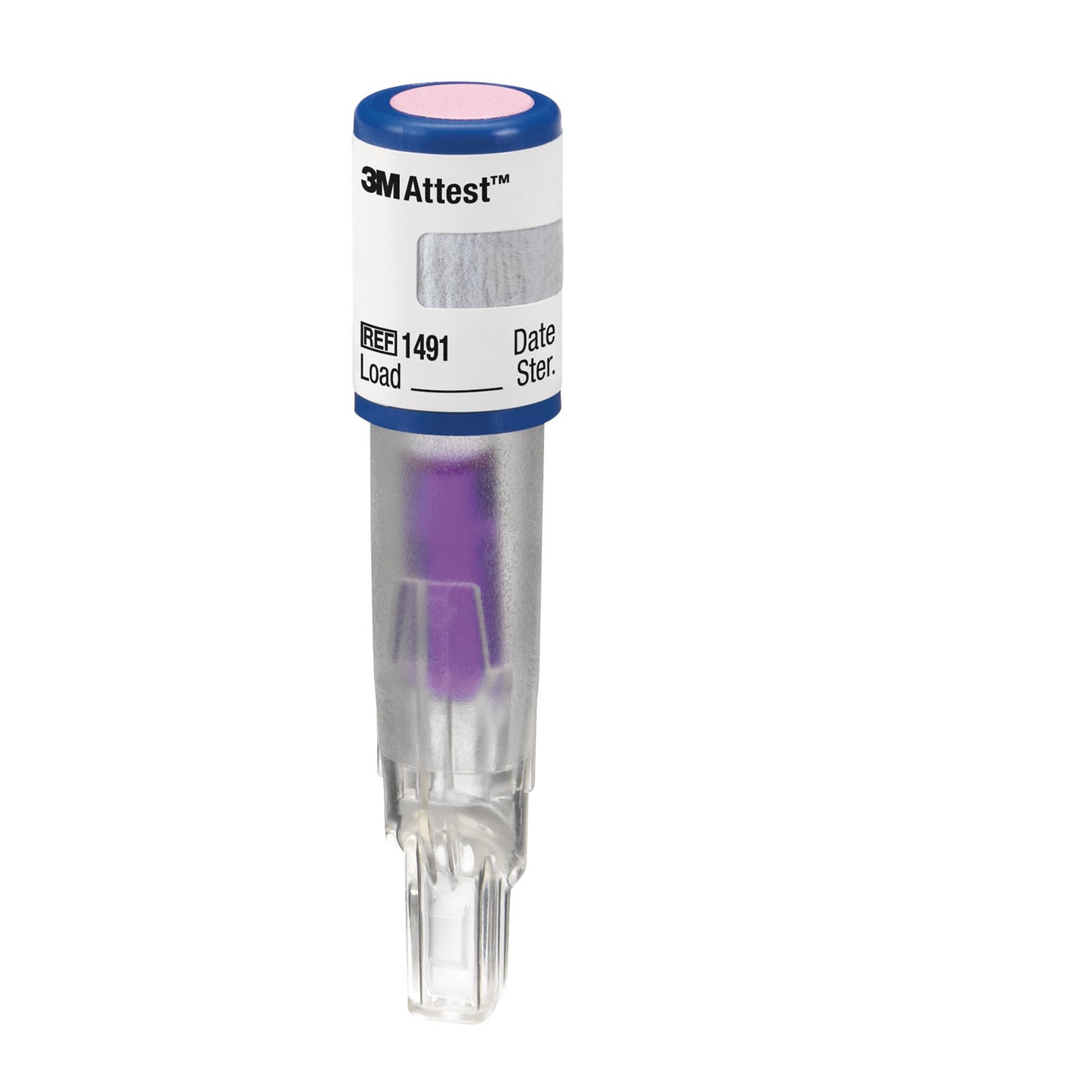 Super Rapid Readout Biological Indicator, 24-Minute Readout for 132C (270F) and 135C (275F) 3-Minute and 10-Minute Gravity-Displacement Steam Sterilization Cycles, Blue Cap, 50/bx, 4 bx/cs (Continental US+HI Only)