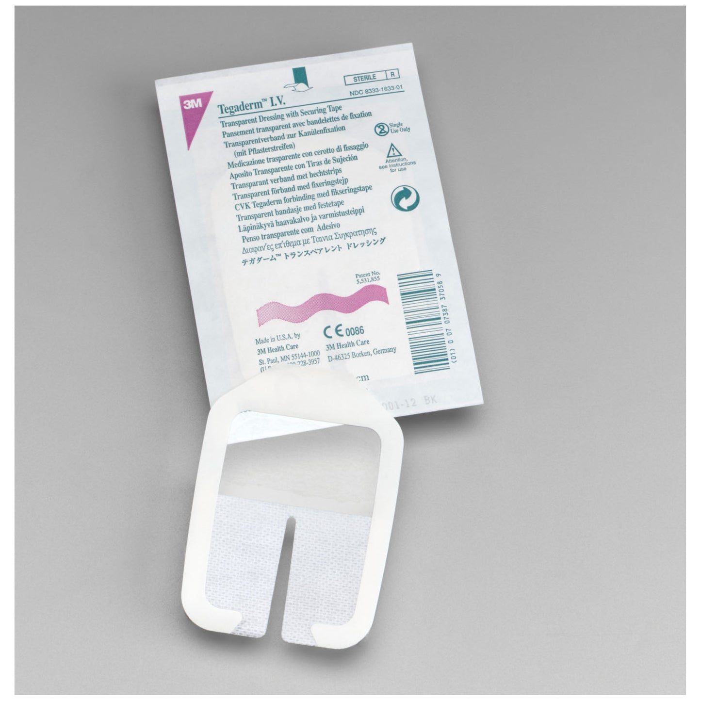 IV Transparent Dressing, 2_" x 3_", 100/bx 4 bx/cs (Continental US+HI Only)