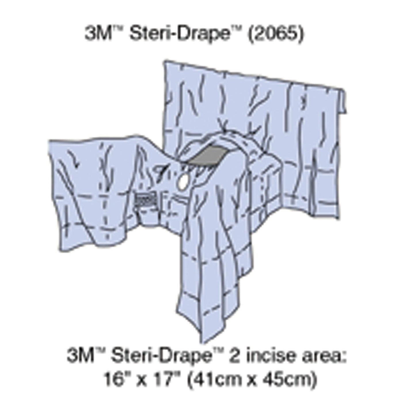 Steri-Drape Abdominal Perineal Drape with Incise Film, 160", Lithotomy Position, Absorbent Impervious Material, Incise Aperture, Perineal/ Vaginal Aperture, 4 Tube Organizer, 8/bx, 2 bx/cs (Continental US+HI Only)