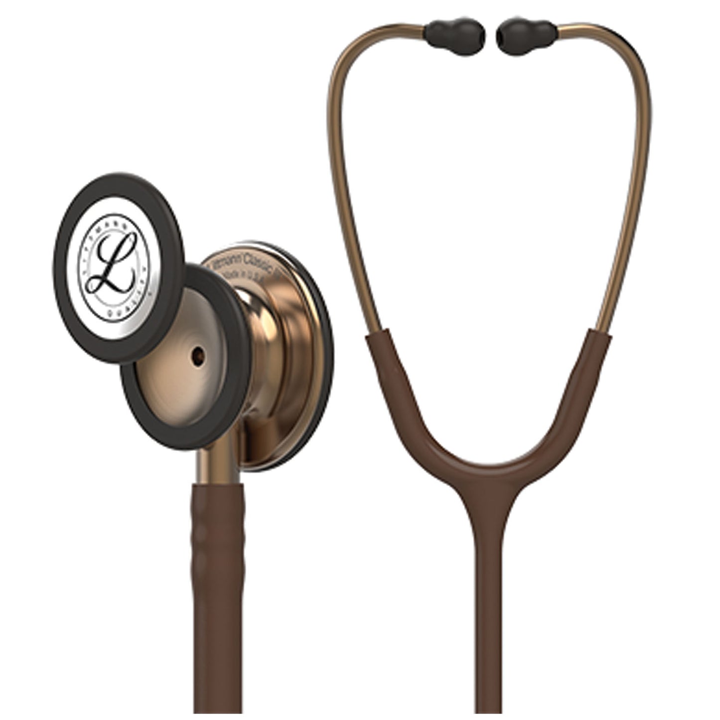 Stethoscope, Copper-Finish Chestpiece, Chocolate Tube, 27" (Continental US+HI Only) (Littmann items are only available for sale online by distributors authorized by 3M Littmann)