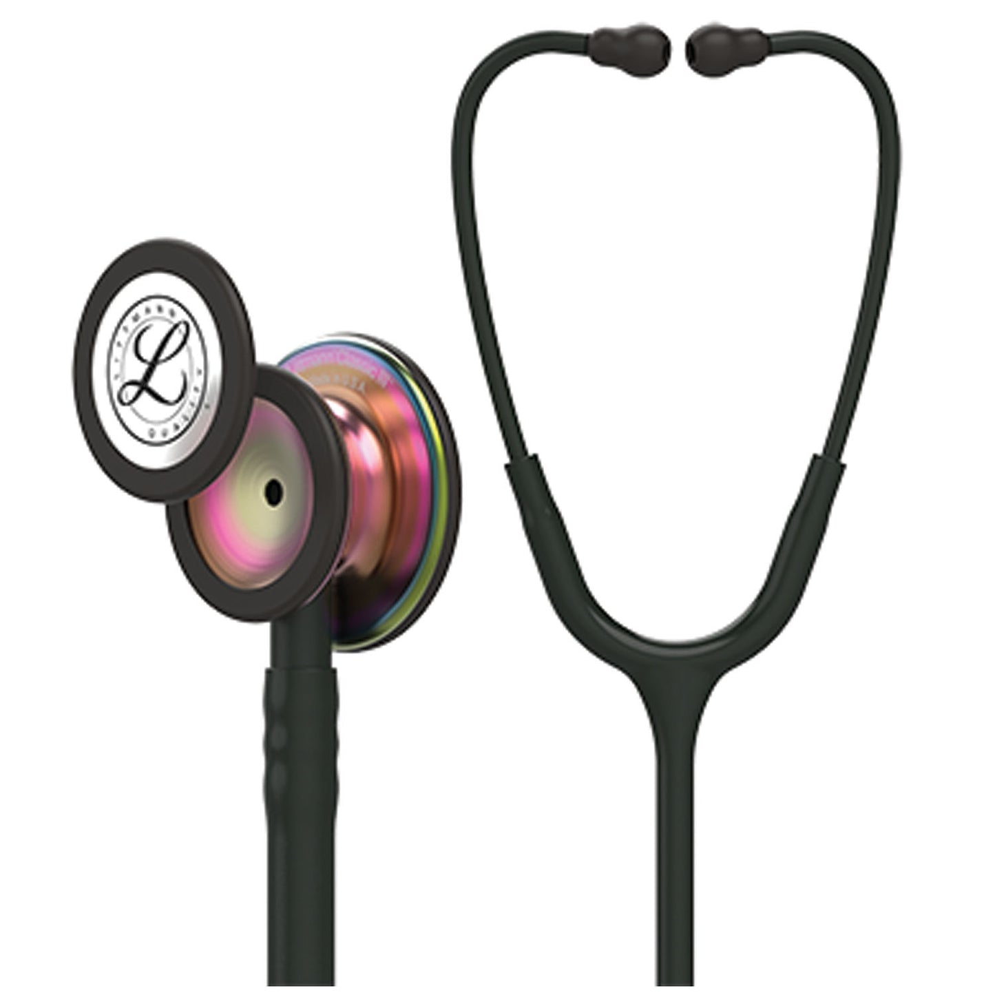 Stethoscope, Rainbow-Finish Chestpiece, Black Tubing, 27" (Continental US+HI Only) (Littmann items are only available for sale online by distributors authorized by 3M Littmann)