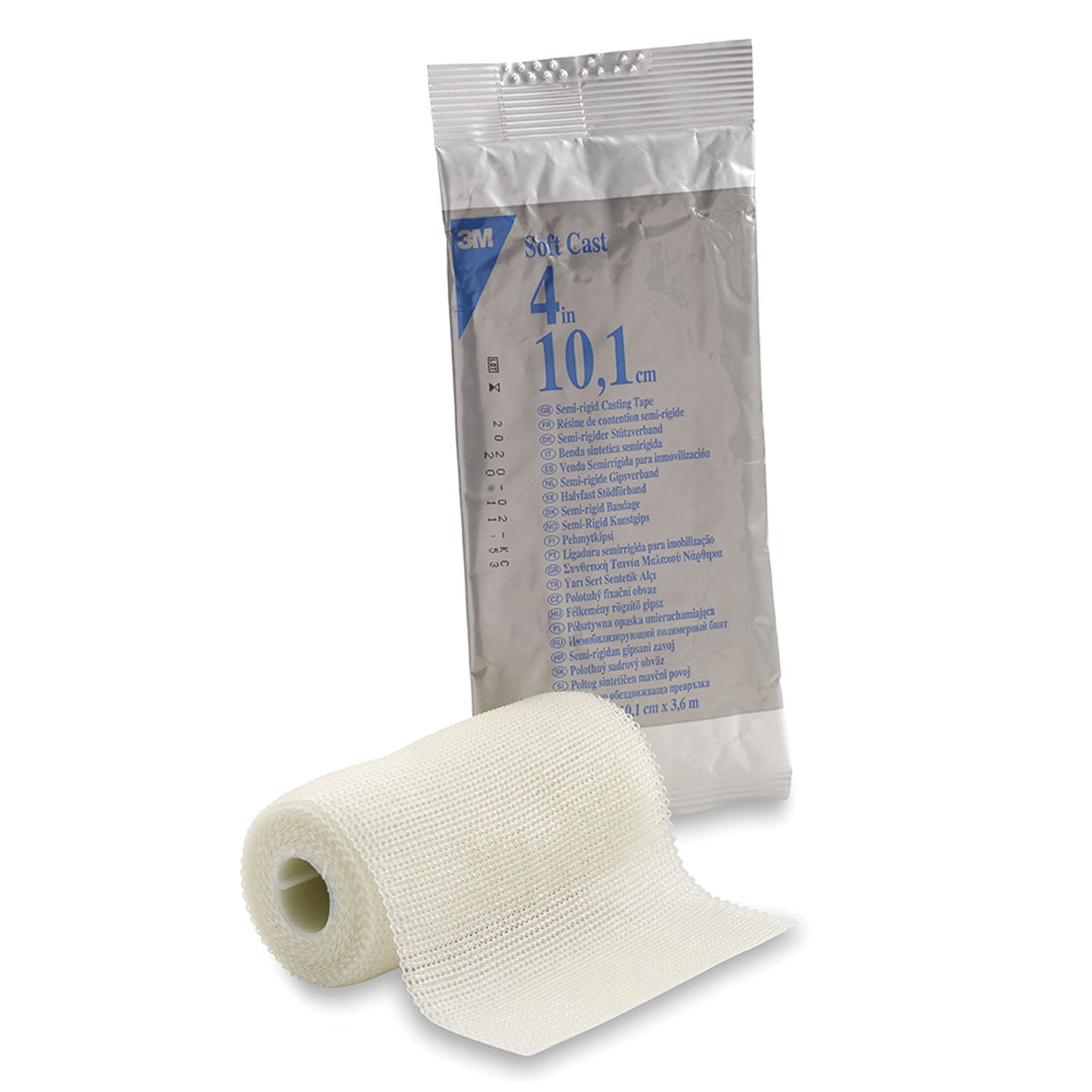 Soft Casting Tape, White, 4" x 4 yds, 10/cs (Continental US+HI Only)