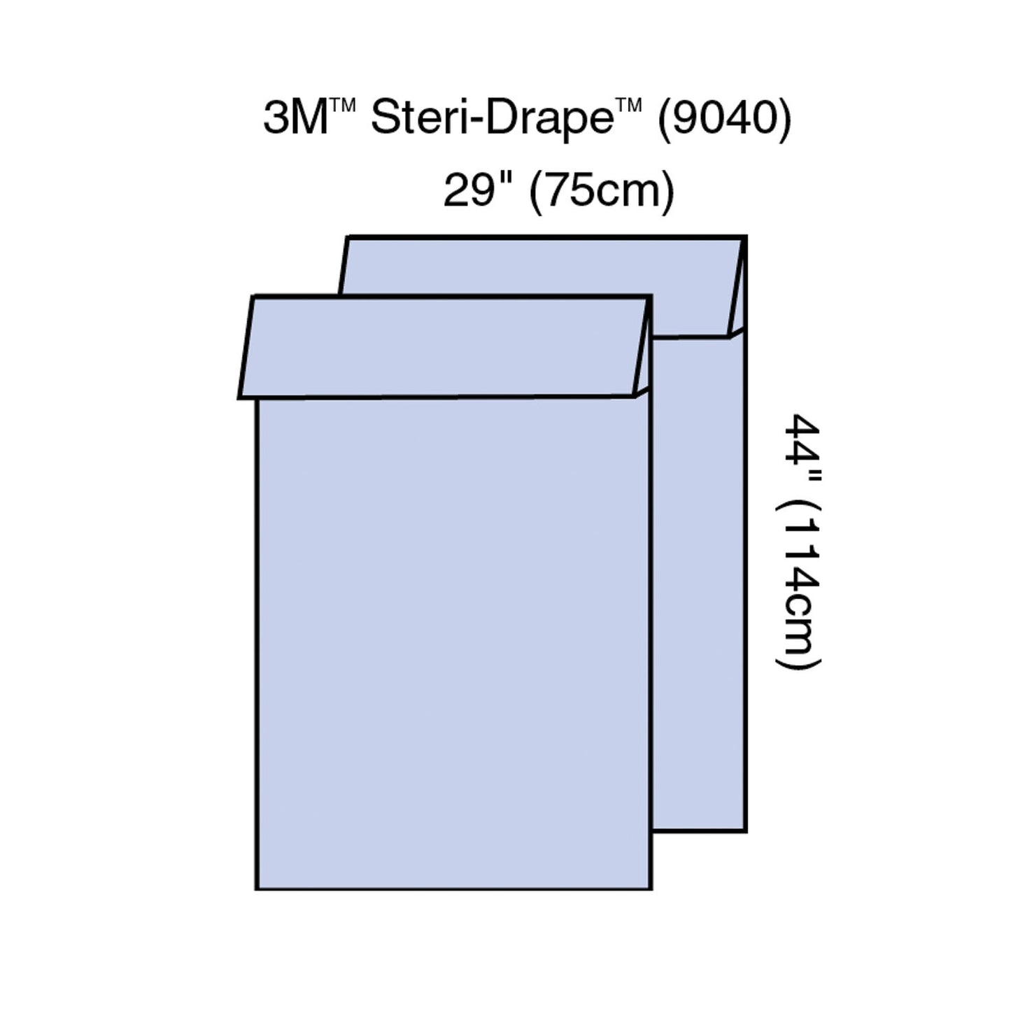 Steri-Drape Extremity Cover (Pair), 29" x 44", Absorbent Impervious Material, 12 pr/bx, 4 bx/cs (Continental US+HI Only)