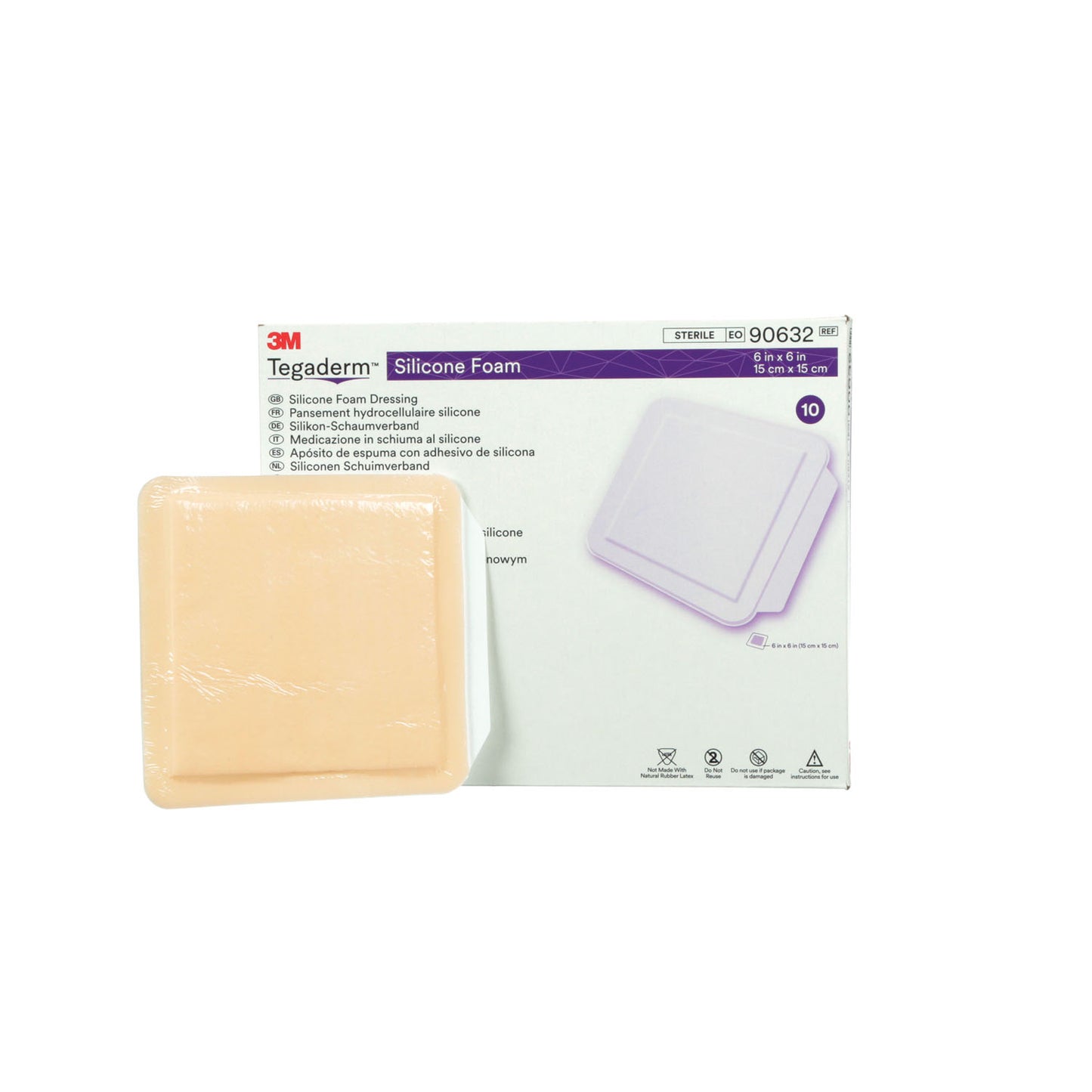 Non-Bordered Dressing, 4" x 4.25", 10/bx, 4 bx/cs (Continental US+HI Only)