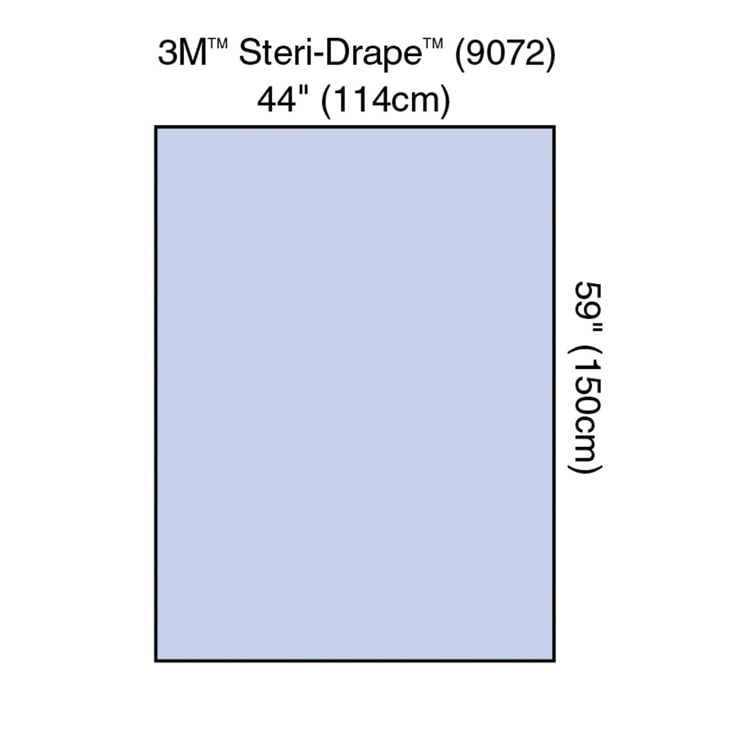 Steri-Drape Drape Sheet, 44" x 59", Absorbent Impervious Material, 20/bx, 4 bx/cs (Continental US+HI Only)