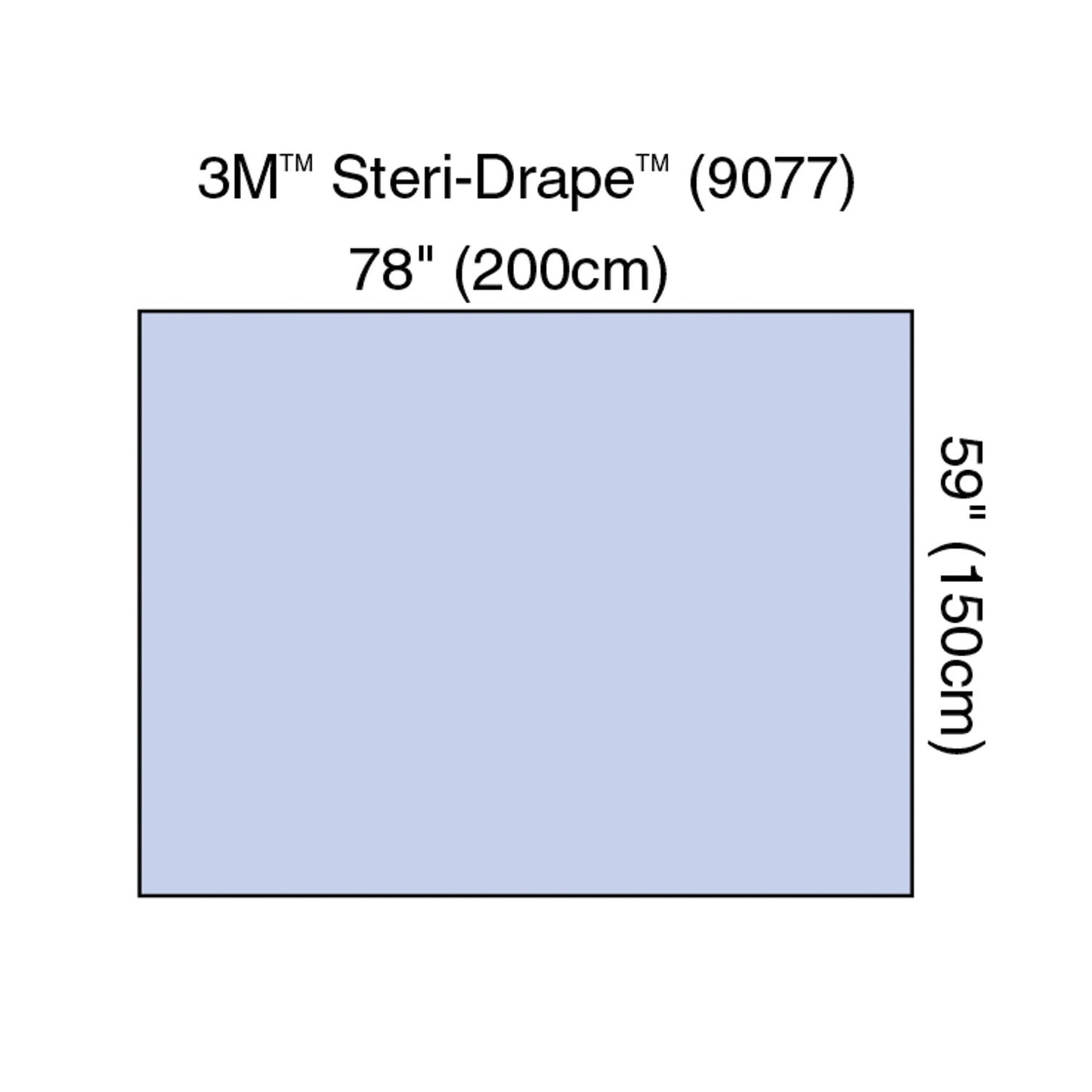 Steri-Drape Drape Sheet, 78" x 59", Absorbent Impervious Material, 30/bx, 2 bx/cs (Continental US+HI Only)