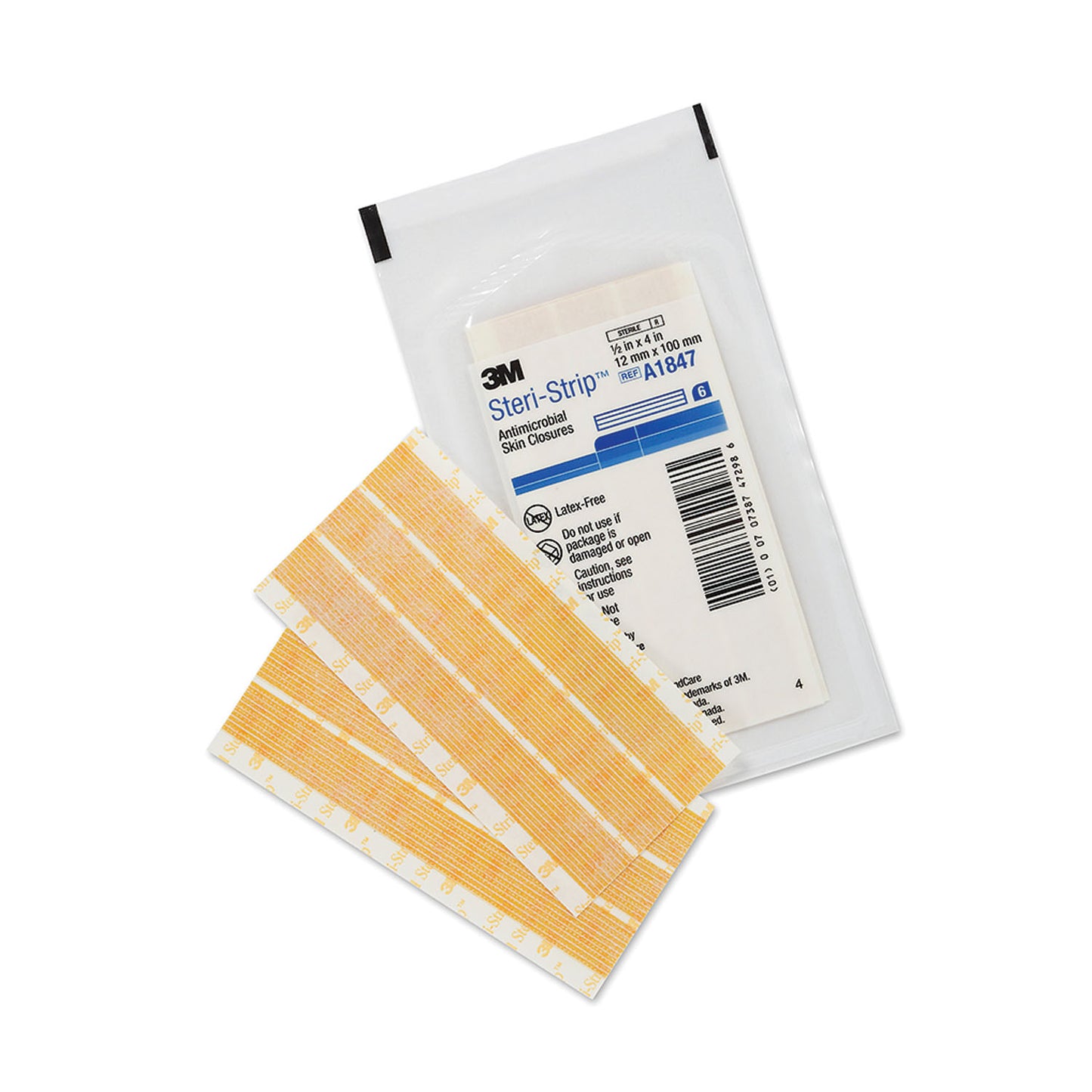 Antimicrobial Skin Closure, _" x 4", 6 strips/env, 50 env/bx, 4 bx/cs (Continental US+HI Only)