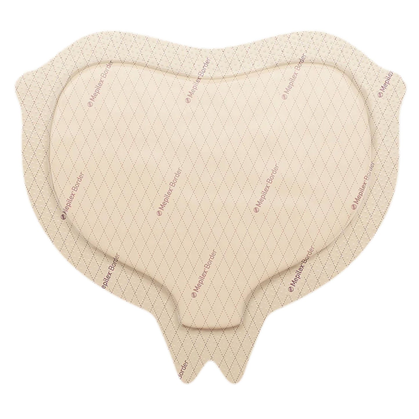 Border Foam Sacrum Dressing, 6.3 x 7.9 (16 x 20cm), Self-Adherent Soft Silicone, 10/bx, 5bx/cs (US Only)