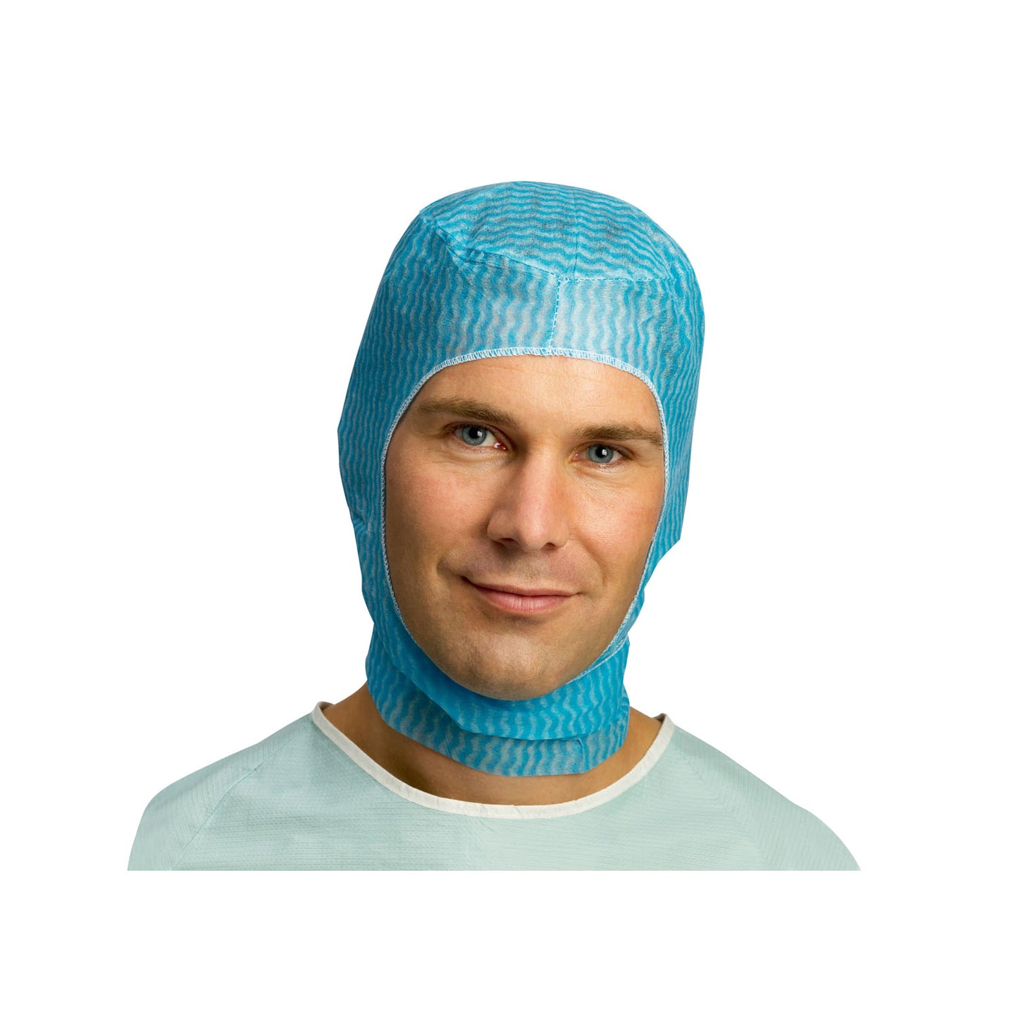 Surgeons Hood, Tuck, Blue One Size, 100/bx, 5 bx/cs (US Only)