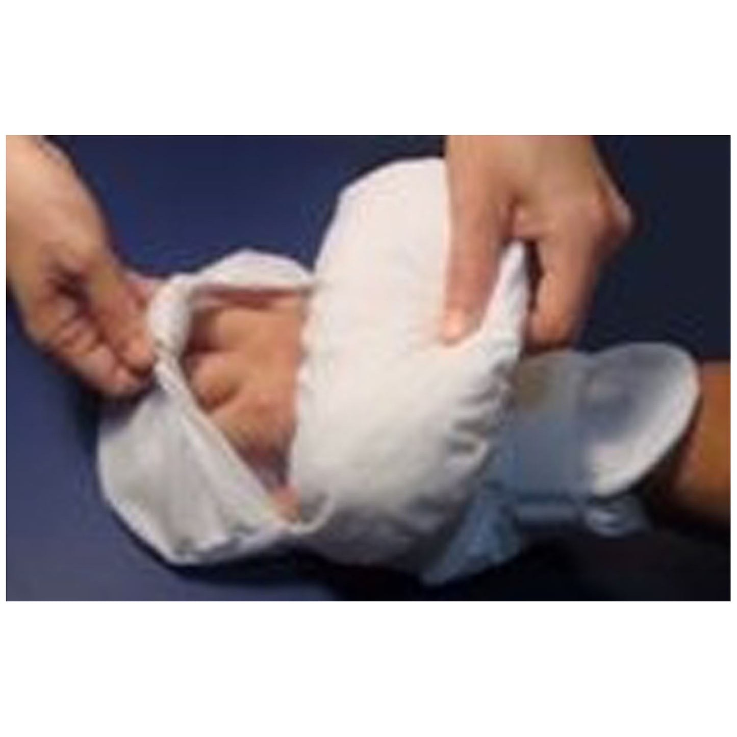 Adult Mitts, Easy-View, Double Padded, Flap To View Fingers (Includes 48" Straps), Latex-Free, One Size