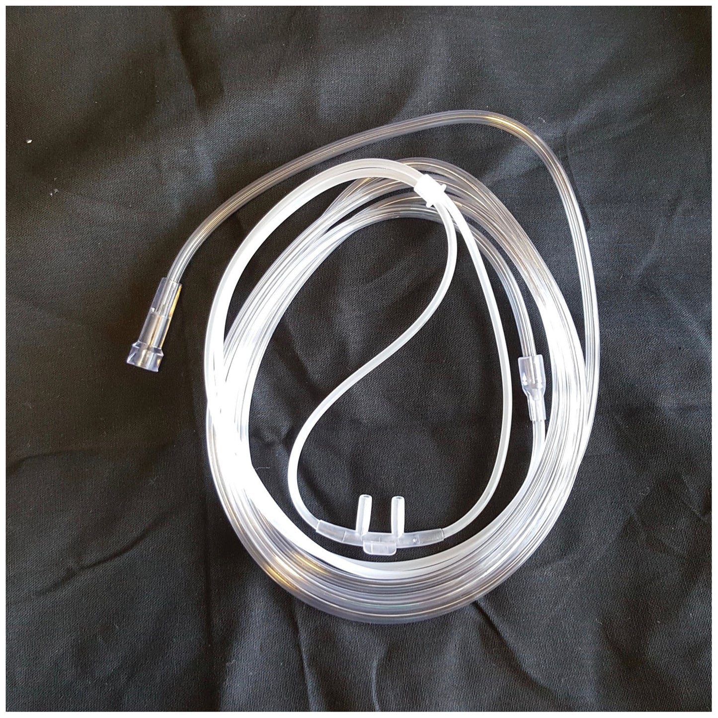 Nasal Oxygen Cannula, Adult, Non-Flared, Straight Tip, 7' Star Tubing, 50/cs (72 cs/plt)
