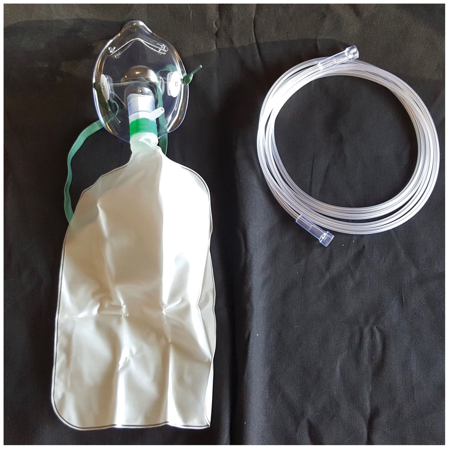 Oxygen Mask, Total Non-Rebreather w/bag, Adult, Standard, 7' Star Tubing, 50/cs