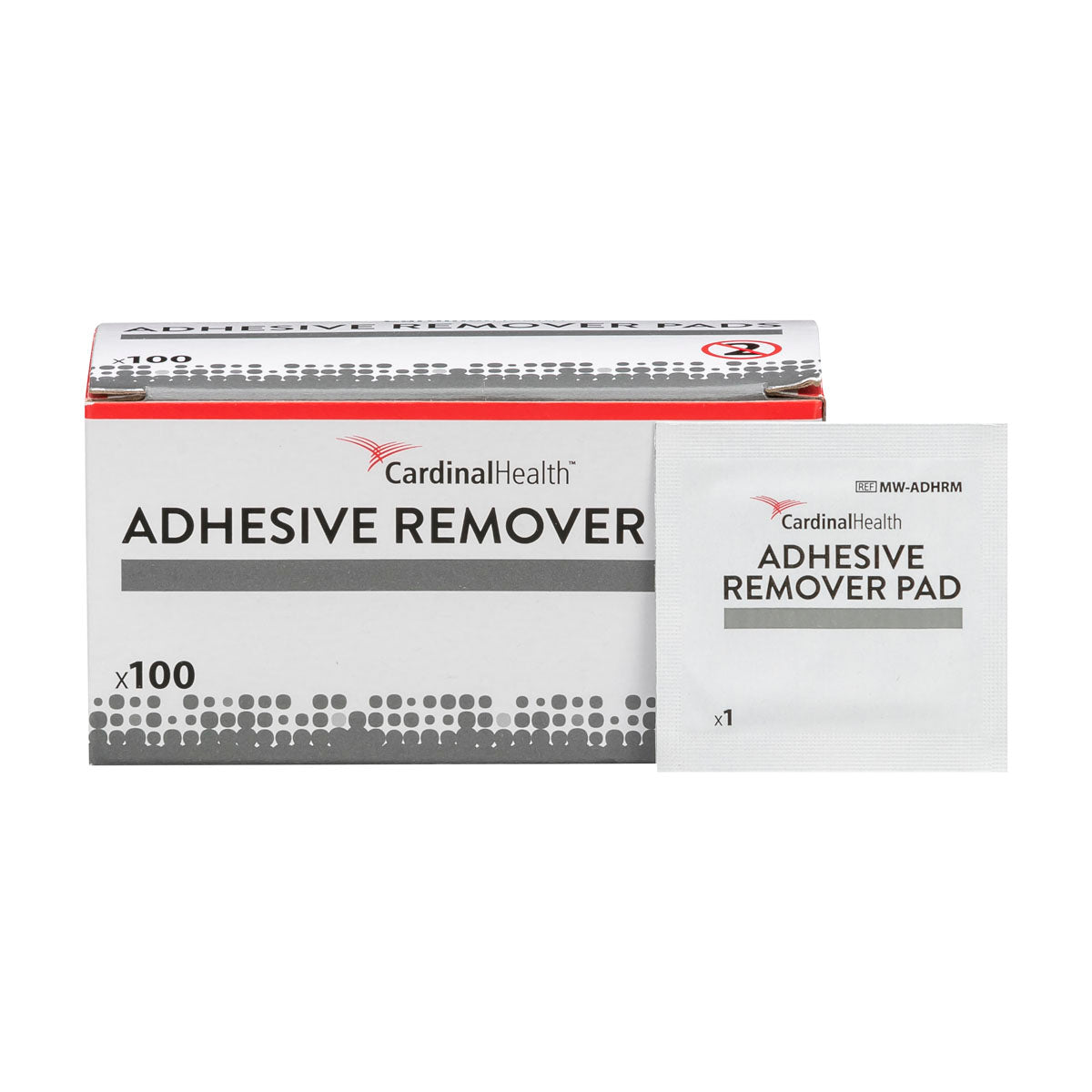 Adhesive Remover Pad, Individually Wrapped, 6 x 3cm, 100/bx, 20 bx/cs