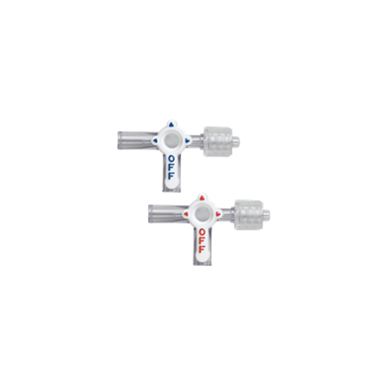 One-Way Stopcock with Swivel Male Luer Lock, Small Bore, 50/cs (US Only)