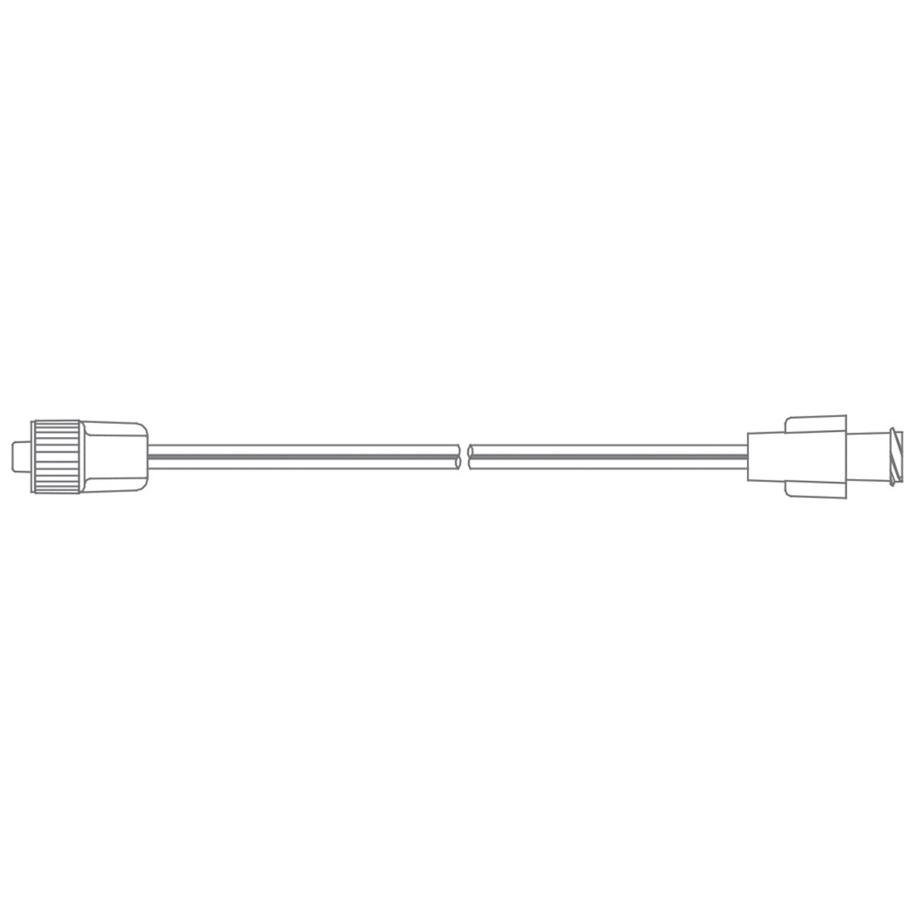 PVC Pressure Monitoring Tubing, 6", Male/ Male Luer Lock, 25/cs (US Only) (Item on Manufacturer Backorder - Inventory Limited when Available)