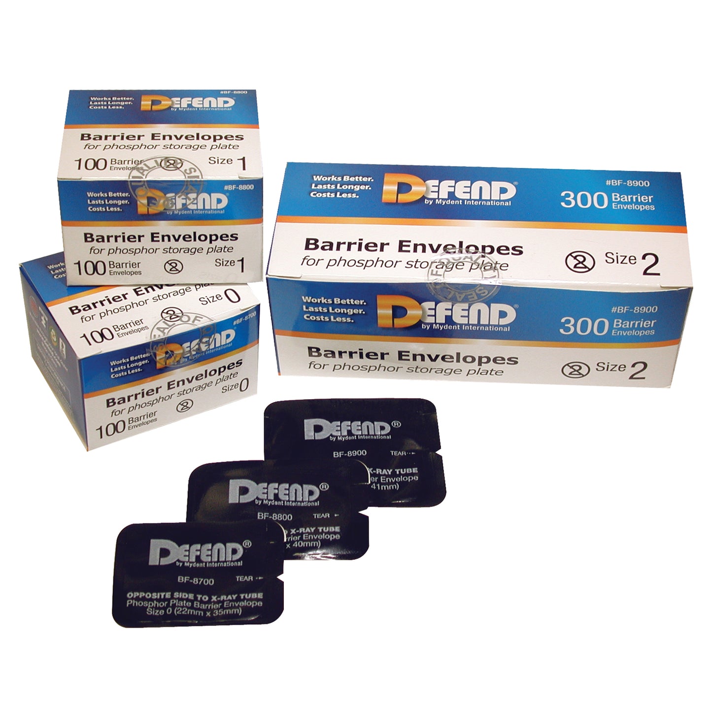 Phosphor Plate Barrier Envelopes Size 0, 100/bx