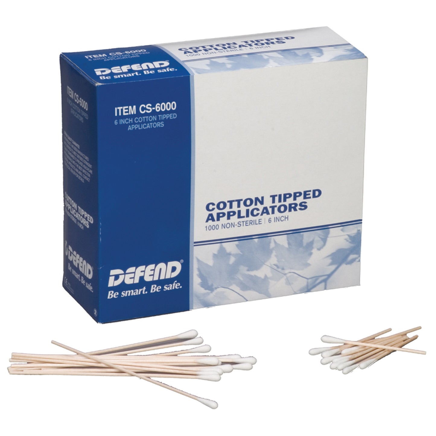 Cotton Tip Applicators, 3" Dowel, 1000/bx