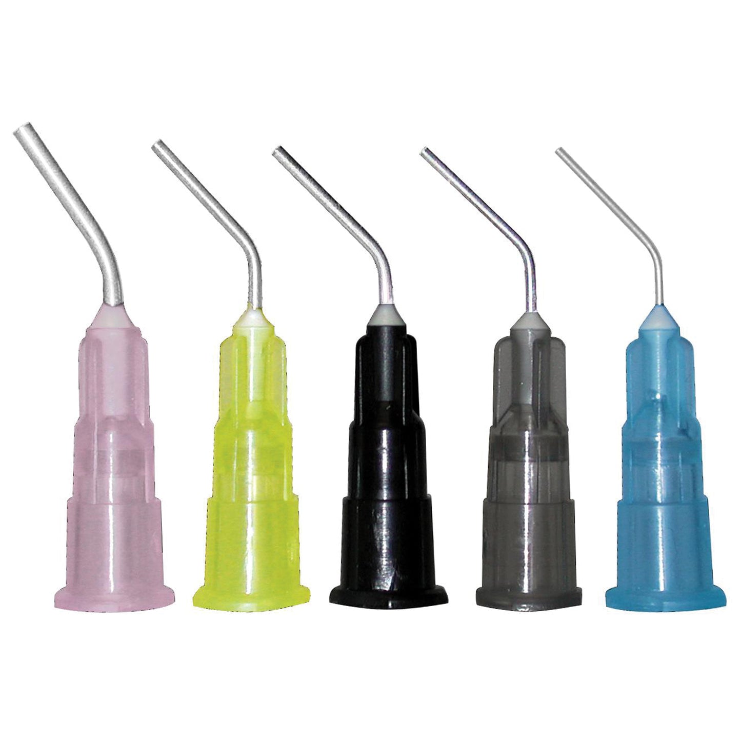 Pre-Bent Tips, 22 Gauge (Grey), 100/bg