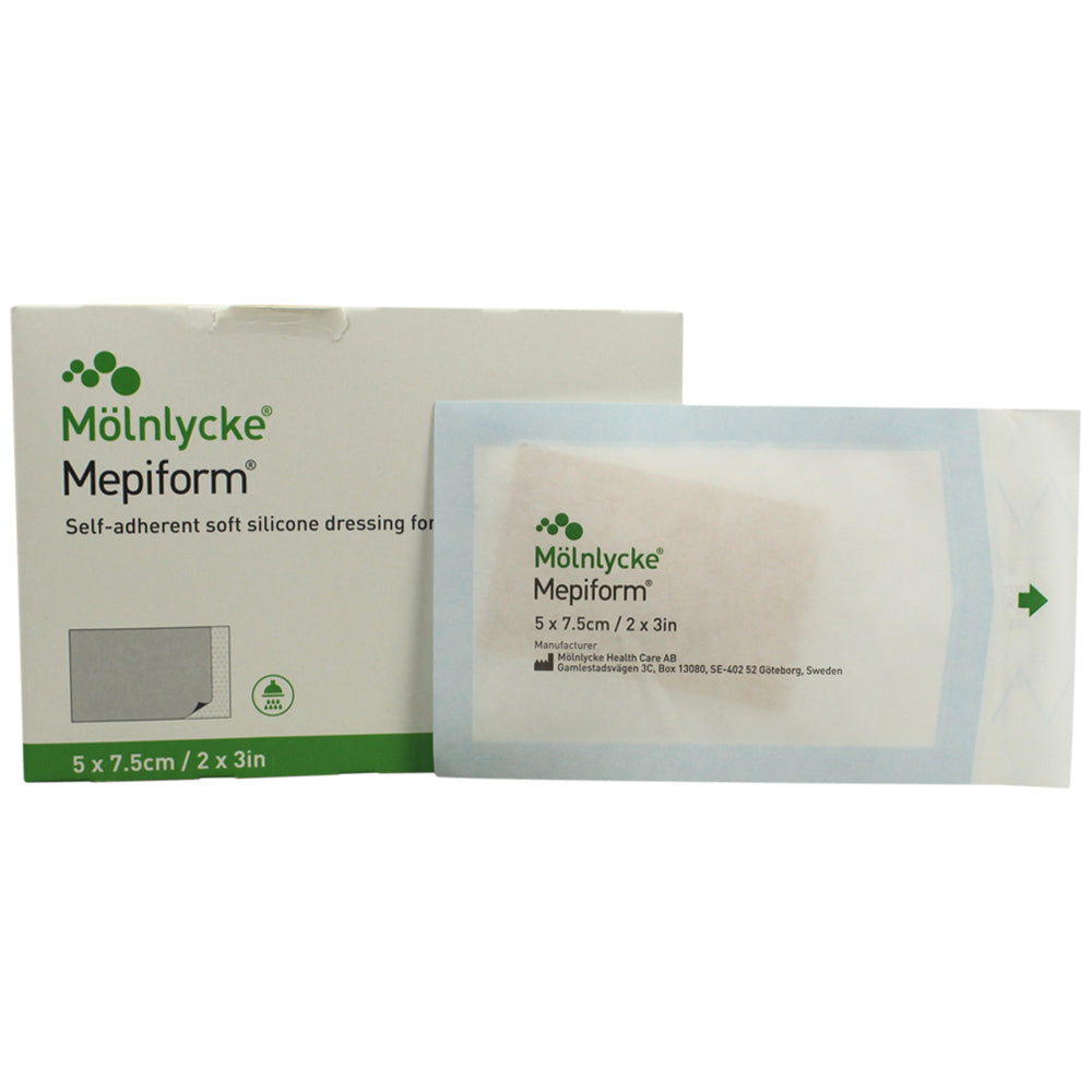 Self-Adherent Soft Silicone Gel Sheeting, 2" x 3", 5/bx, 5 bx/cs (US Only)