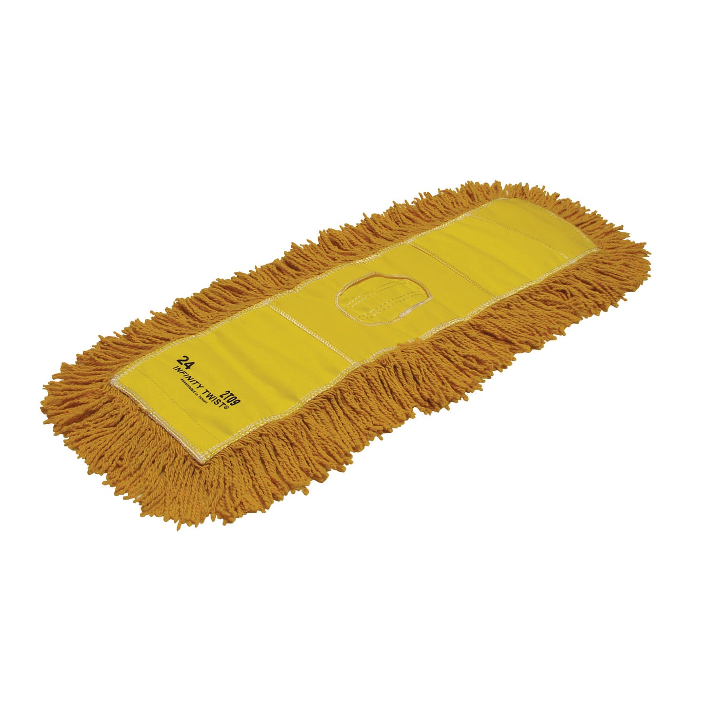 Twist Dust Mop, Yellow, 5" x 60" (DROP SHIP ONLY from Golden Star, Inc. - $100 minimum order for prepaid freight outside the Continental U.S., $100 dollar minimum order inside the Continental U.S.)