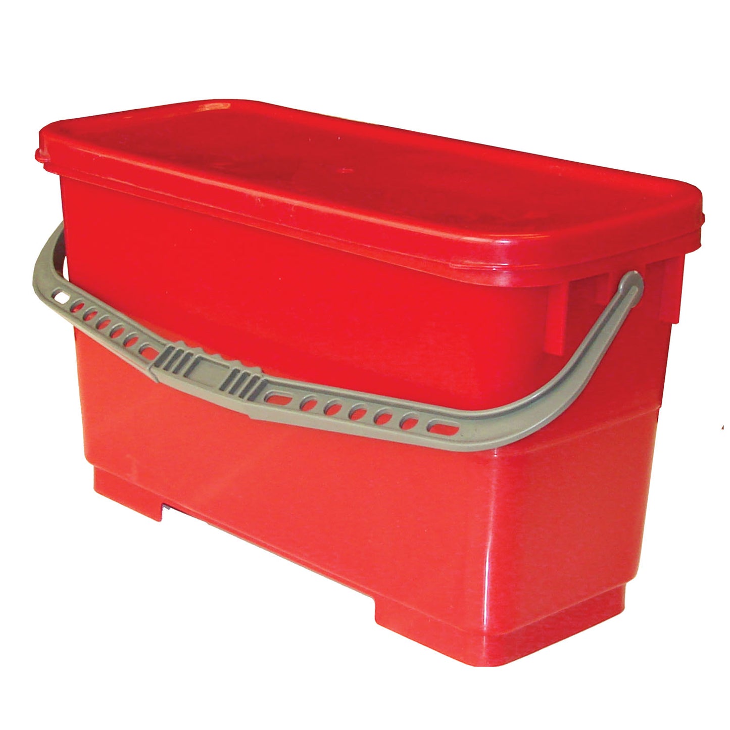 Charging Bucket With Leak Proof Lid, 16 Quart, Red, (DROP SHIP ONLY from Golden Star, Inc. - $100 minimum order for prepaid freight outside the Continental U.S., $100 dollar minimum order inside the Continental U.S.)