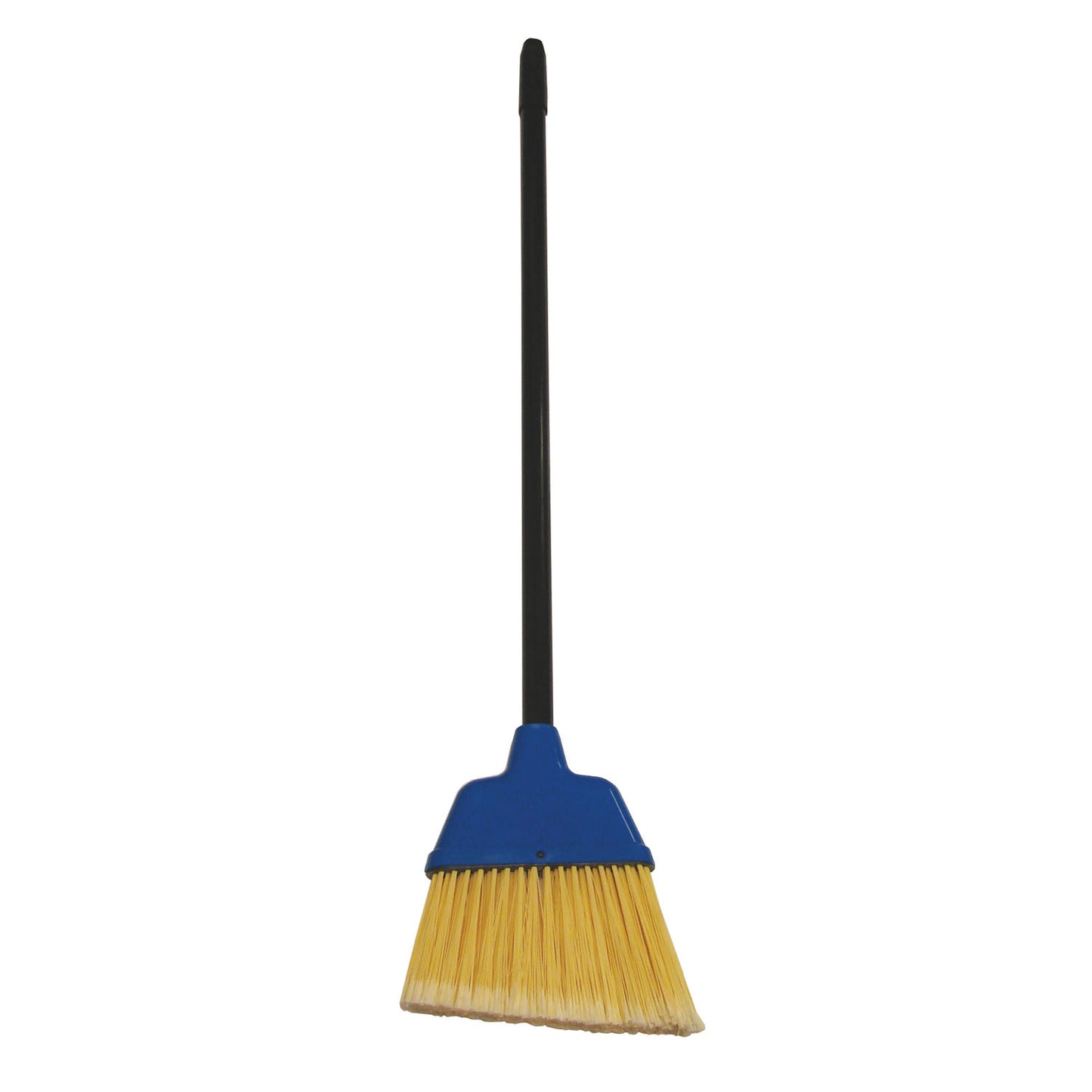 Lobby Broom, Angled, Synthetic Fibers, Natural, (DROP SHIP ONLY from Golden Star, Inc. - $100 minimum order for prepaid freight outside the Continental U.S., $100 dollar minimum order inside the Continental U.S.)