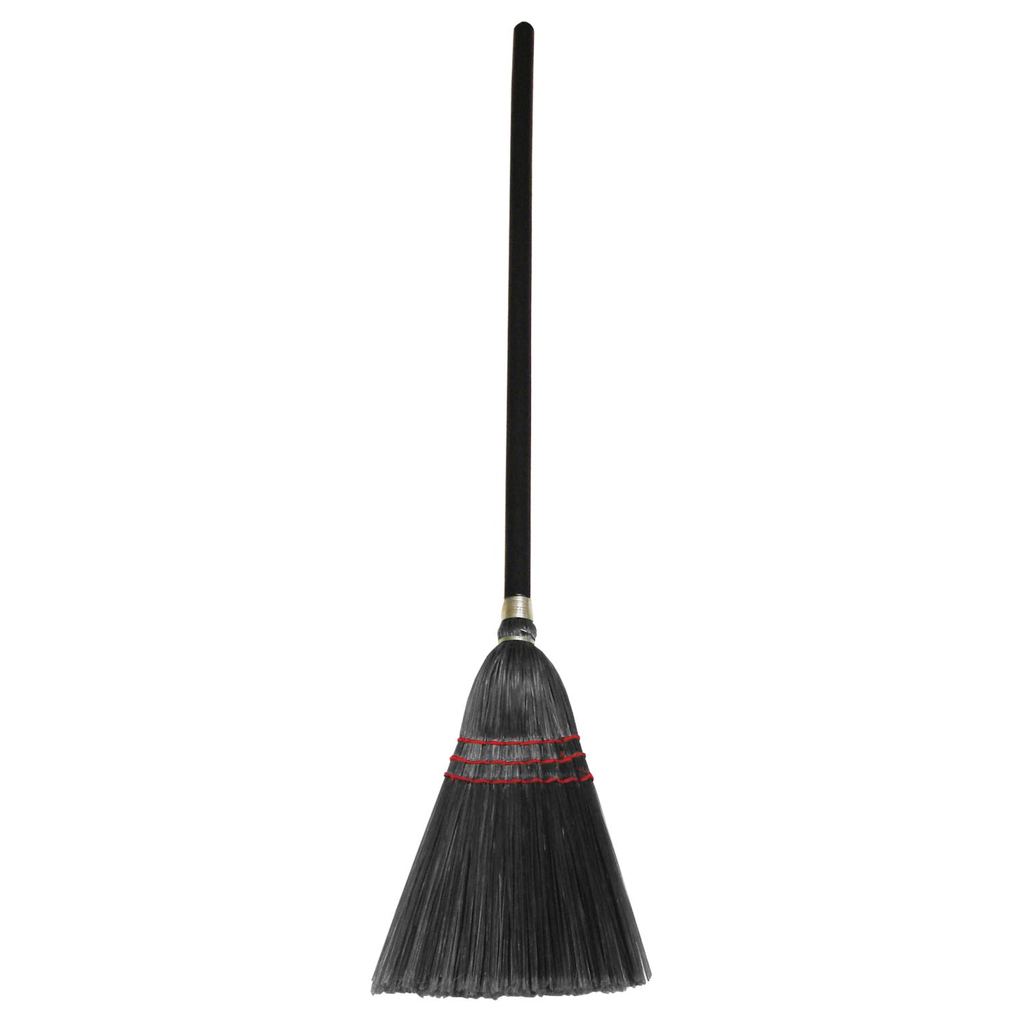 Lobby Broom, Black Synthetic Fibers, (DROP SHIP ONLY from Golden Star, Inc. - $100 minimum order for prepaid freight outside the Continental U.S., $100 dollar minimum order inside the Continental U.S.)