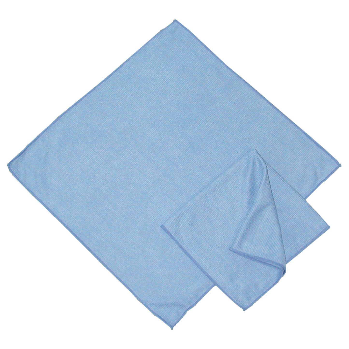 Microfiber Cloth, Blue Glass, 16" x 16" (DROP SHIP ONLY from Golden Star, Inc. - $100 minimum order for prepaid freight outside the continental U.S., $100 dollar minimum order inside the continental U.S.)