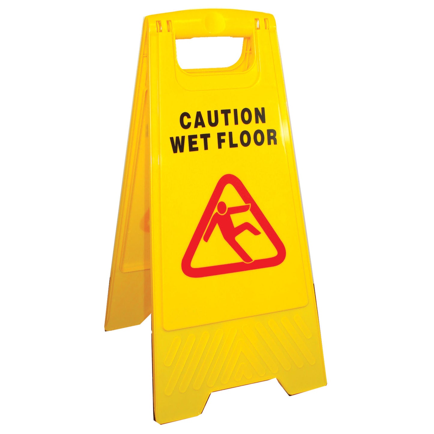 Caution Floor Sign, A-Frame, (DROP SHIP ONLY from Golden Star, Inc. - $100 minimum order for prepaid freight outside the Continental U.S., $100 dollar minimum order inside the Continental U.S.)