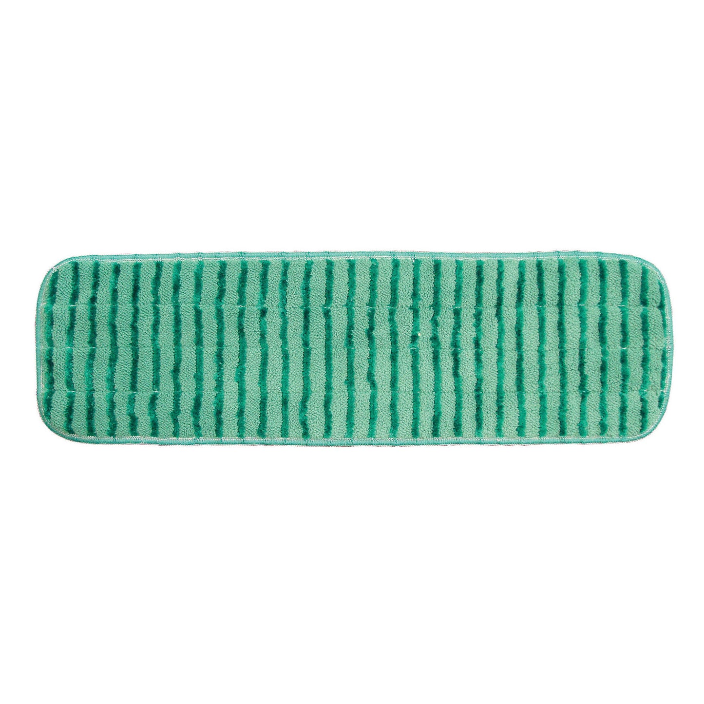 Mop Pad, Ultra Aggressor Green Microfiber, 5" x 18", (DROP SHIP ONLY from Golden Star, Inc. - $100 minimum order for prepaid freight outside the Continental U.S., $100 dollar minimum order inside the Continental U.S.)