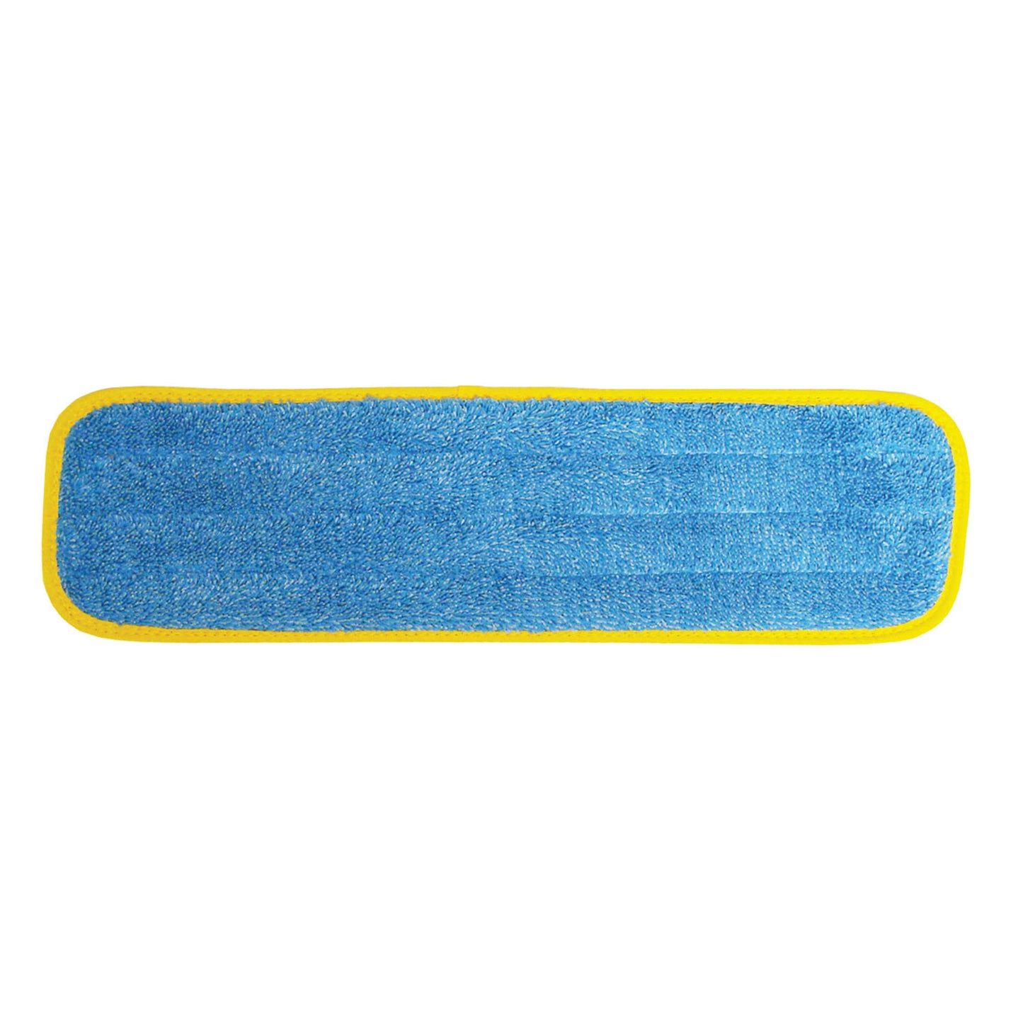 Wet Mop Pad, Yellow Microfiber, Gray Binding 5" x 19", (DROP SHIP ONLY from Golden Star, Inc. - $100 minimum order for prepaid freight outside the Continental U.S., $100 dollar minimum order inside the Continental U.S.)