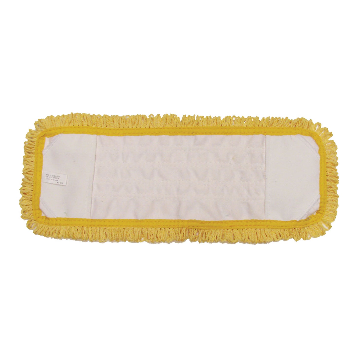 Mop Pad, Ultra Looped-End Microfiber, Pocket Style, Yellow, 5" x 18", (DROP SHIP ONLY from Golden Star, Inc. - $100 minimum order for prepaid freight outside the Continental U.S., $100 dollar minimum order inside the Continental U.S.)