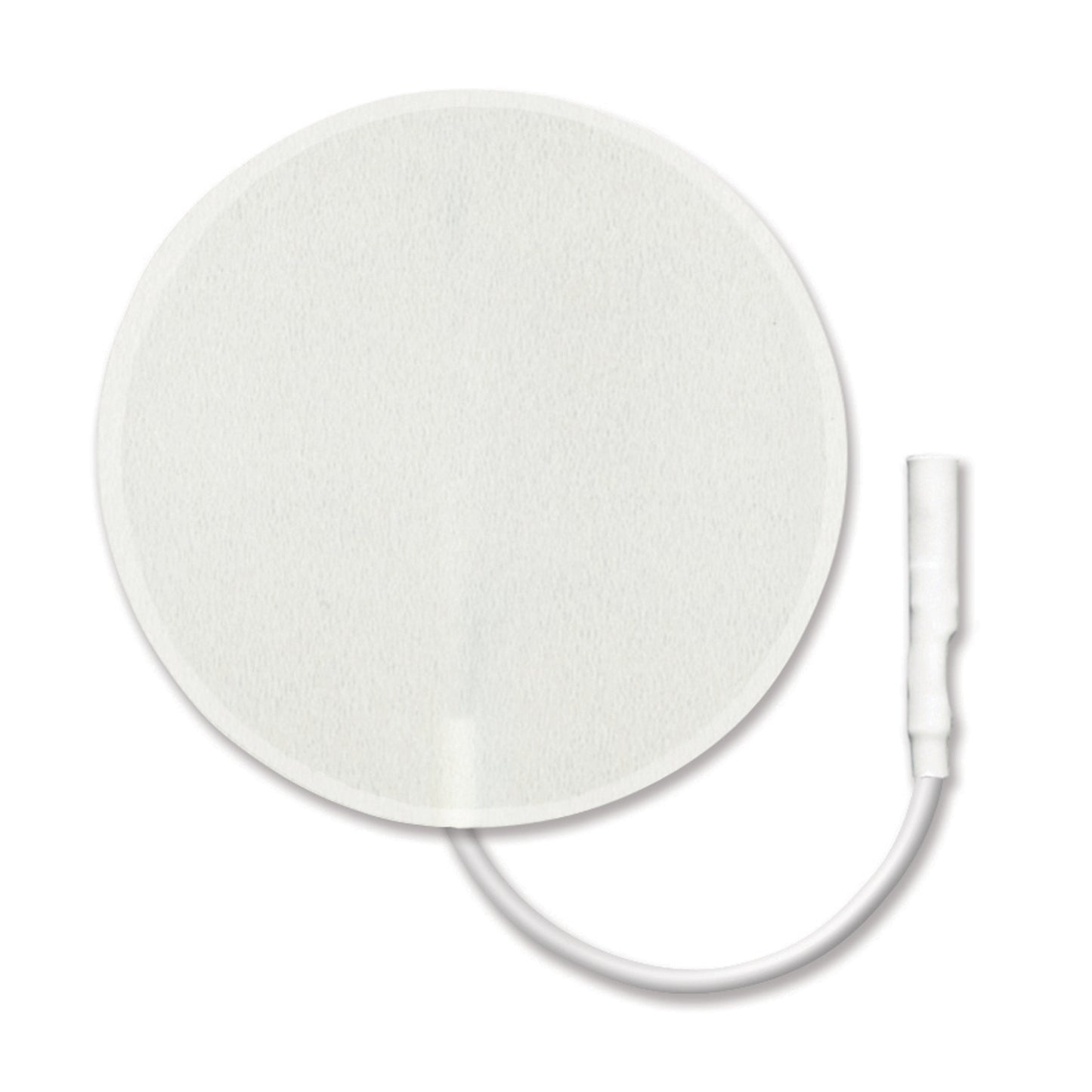 Cloth Electrode, 2" Round, 4/pk, 10 pk/bg (091060) (WARNING: This product can expose you to Diisononyl Phthalate (DINP), which is known to the State of California to cause cancer. For more information go to www.P65Warnings.ca.gov)